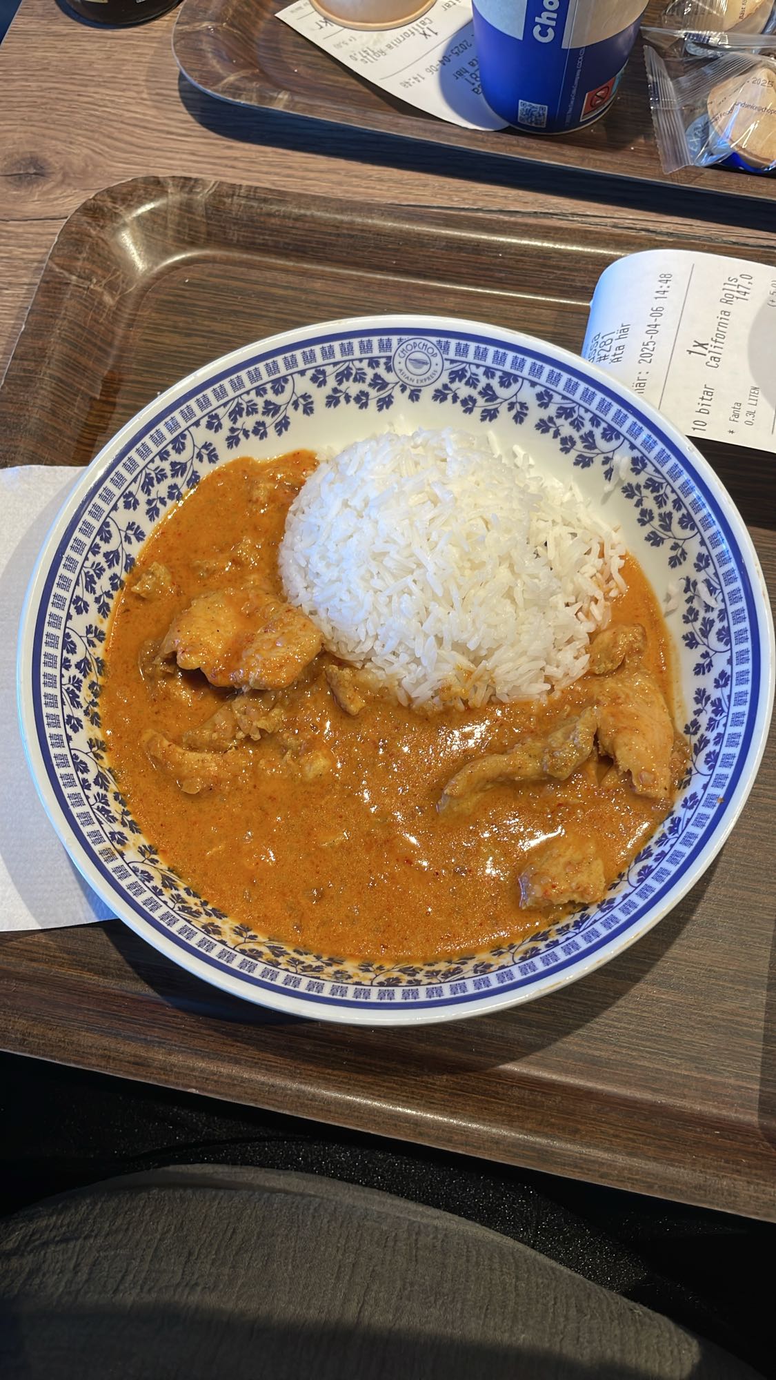 Kyckling curry med ris