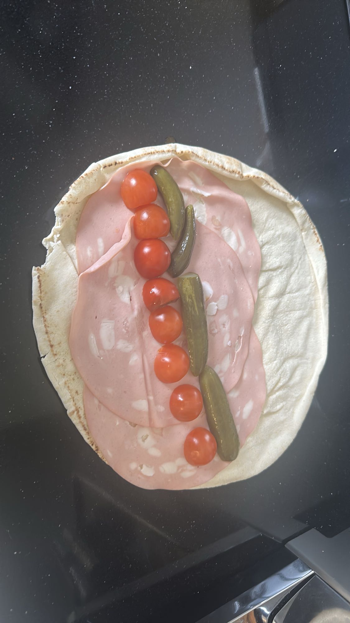 Wrap med mortadella