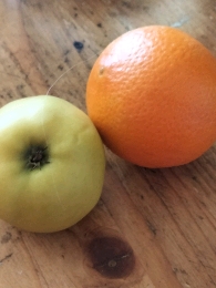 Pomme et orange