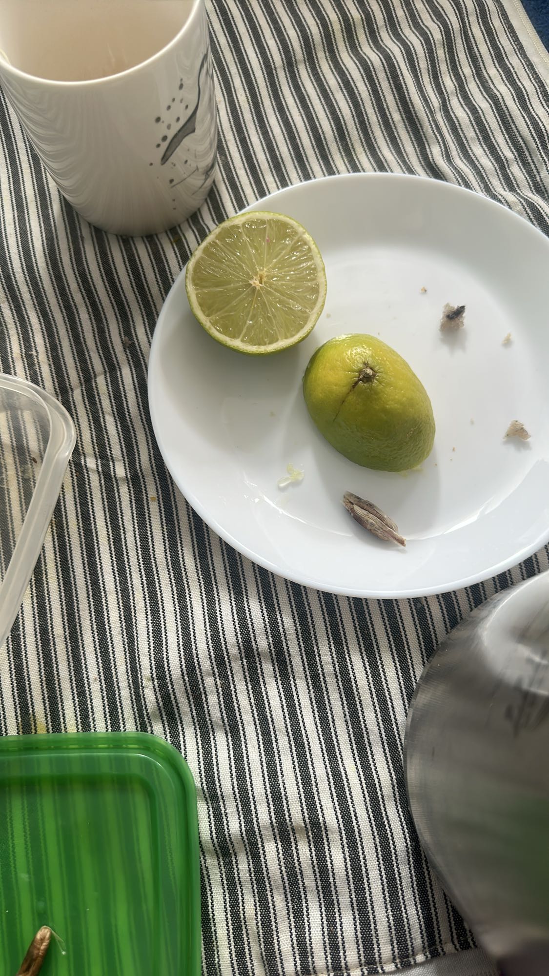 Lime and spice plate