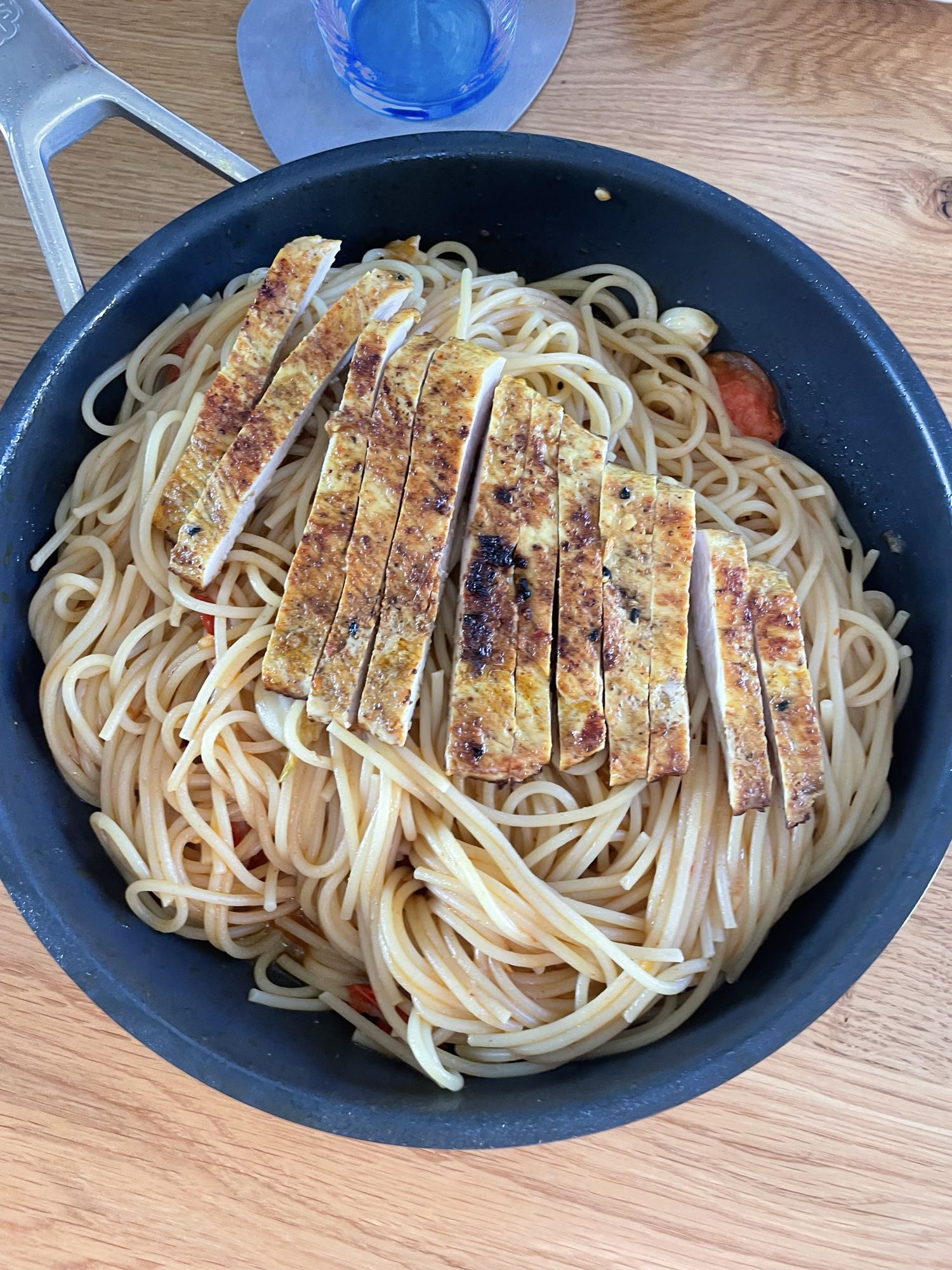 Spaghetti mit Tofu