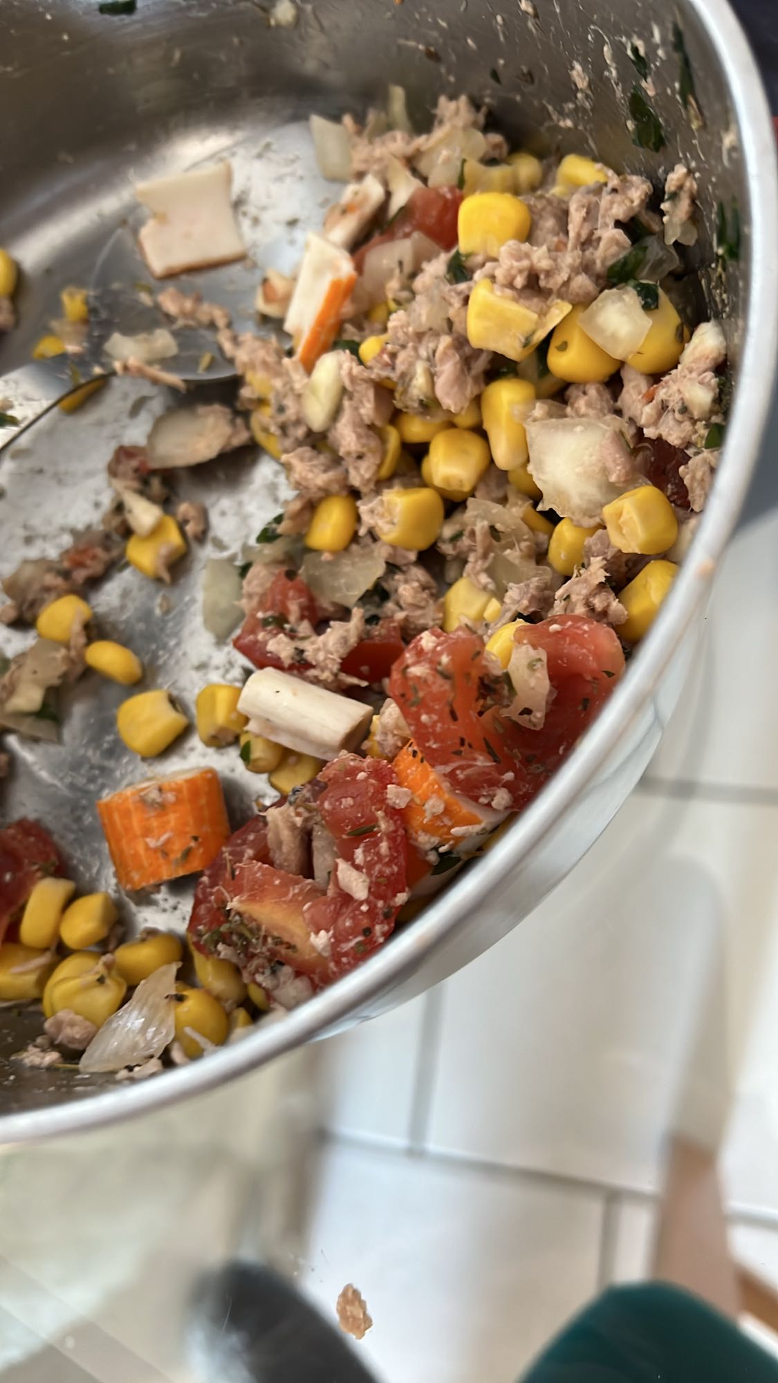 Salade de thon et maïs