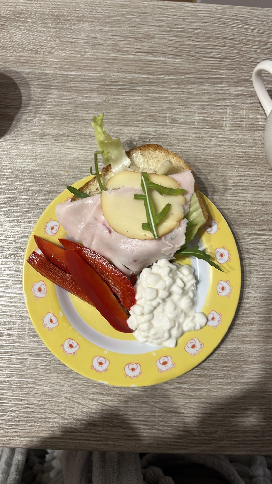 Kanapka z twarożkiem