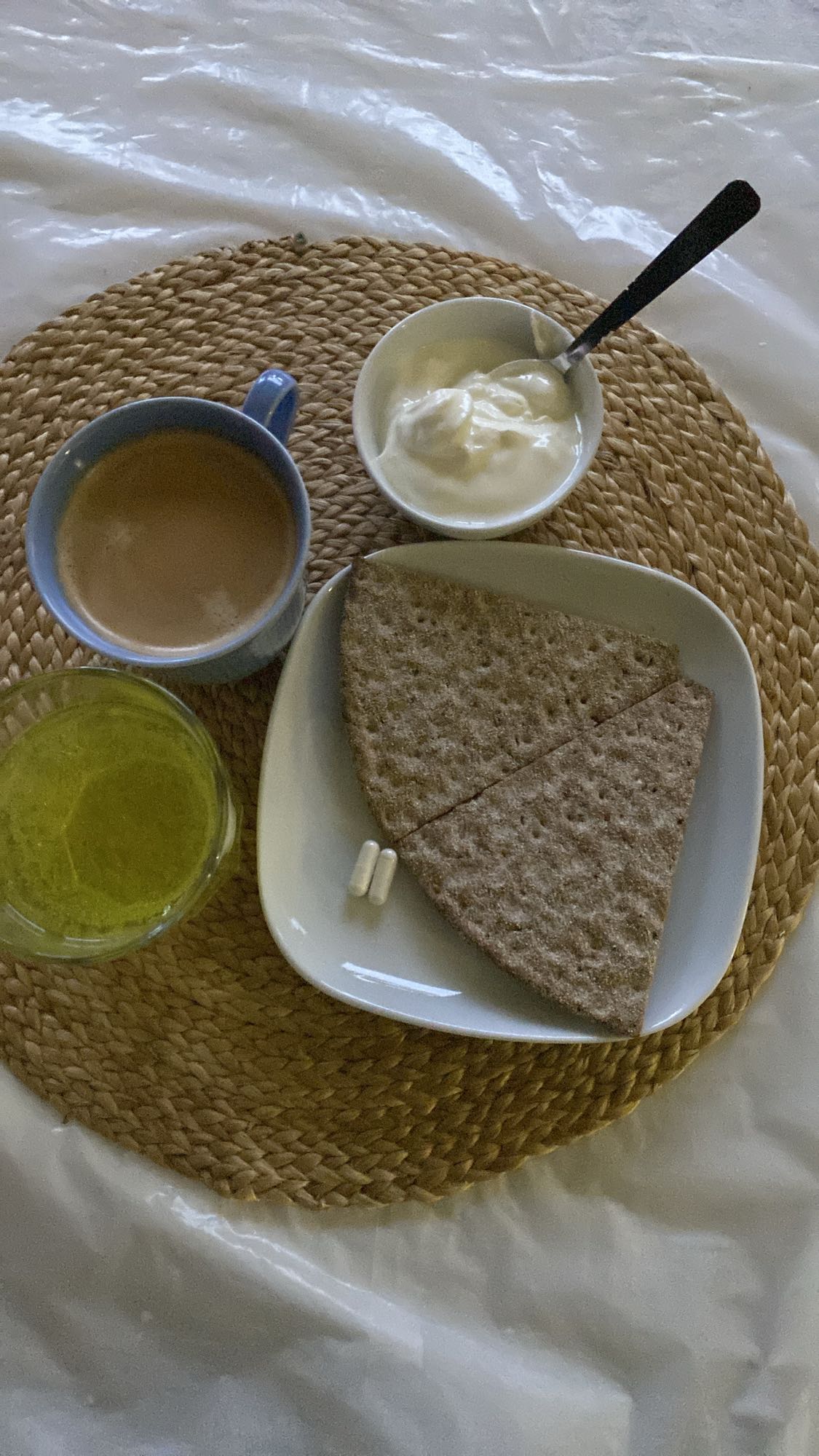 Frukost med knäckebröd