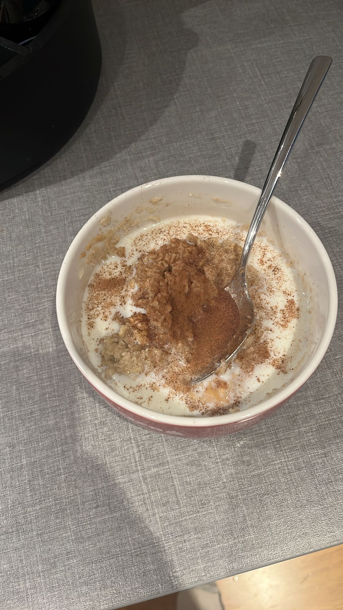 Havregrynsgröt med mjölk