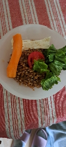 Lentil Veggie Plate