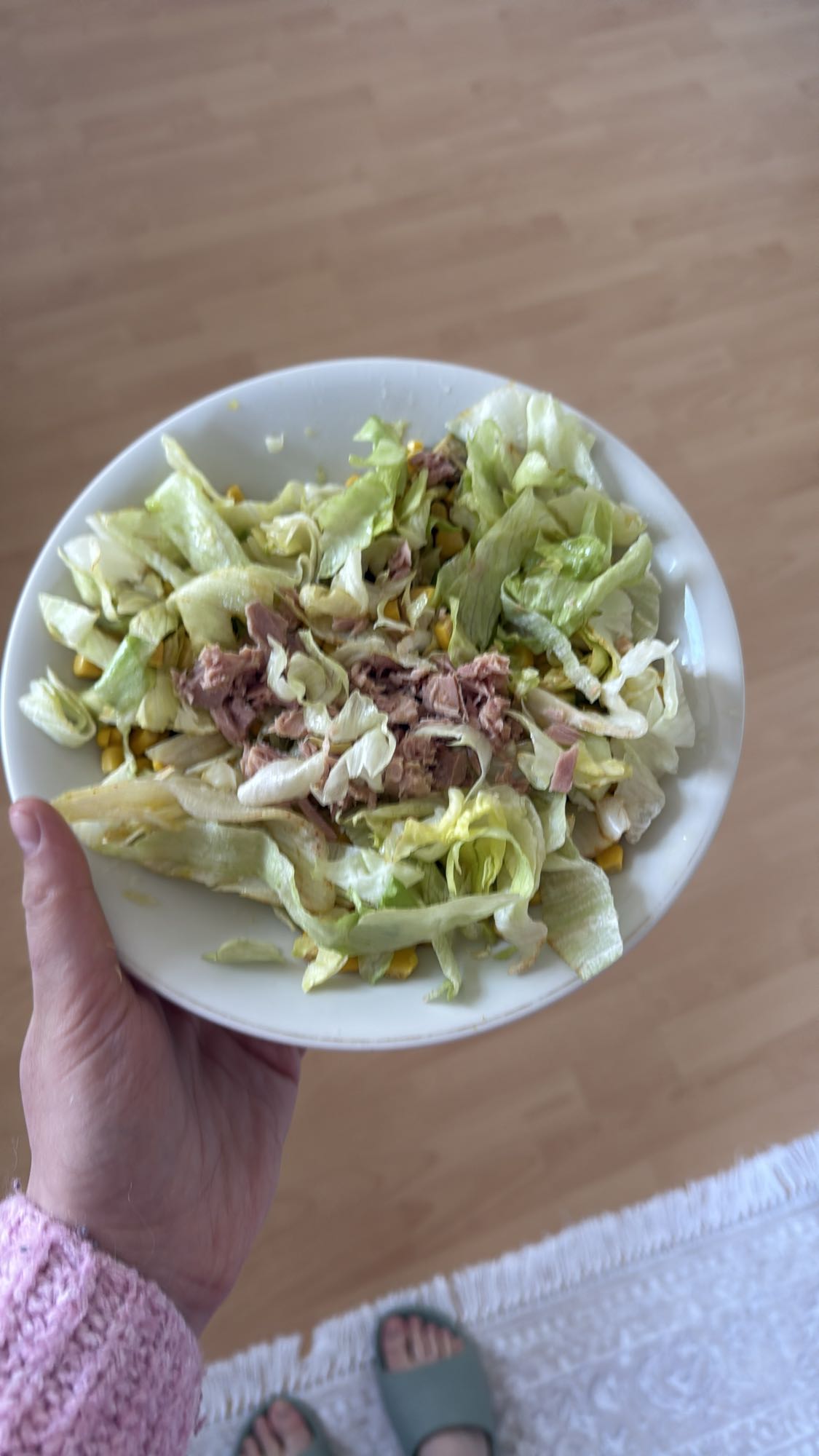 Ton Balıklı Marul Salata