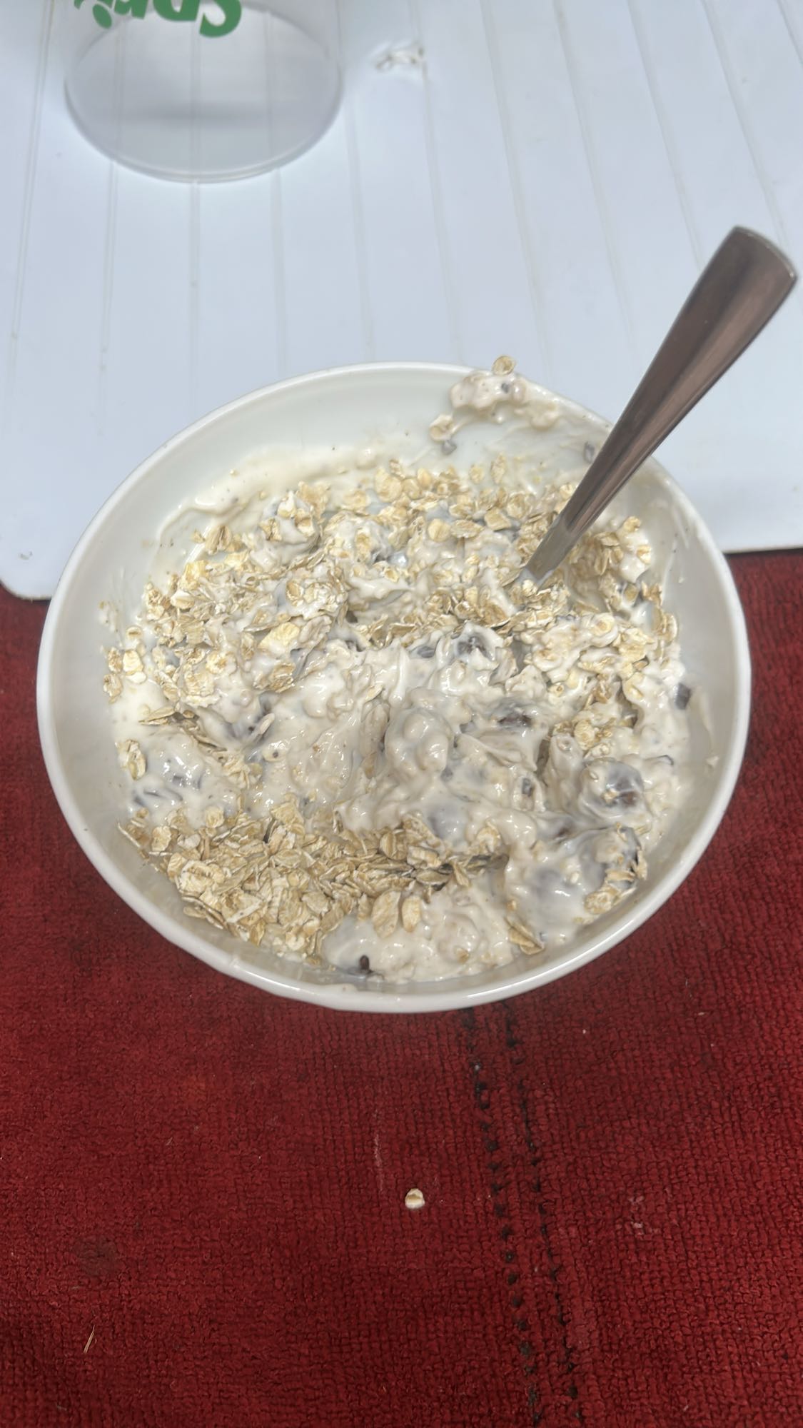 Flocons d'avoine au yaourt