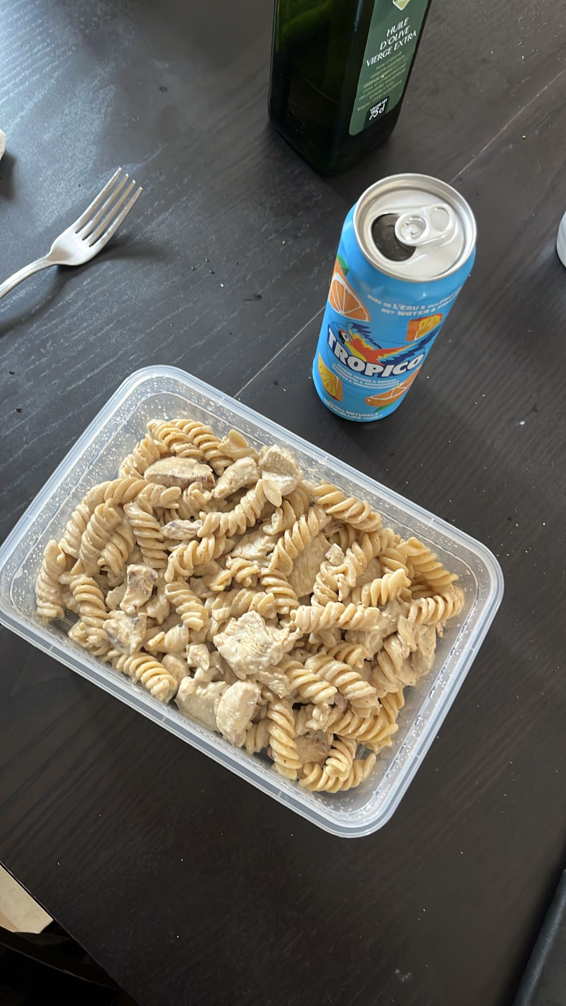 Pâtes au poulet crémeuses