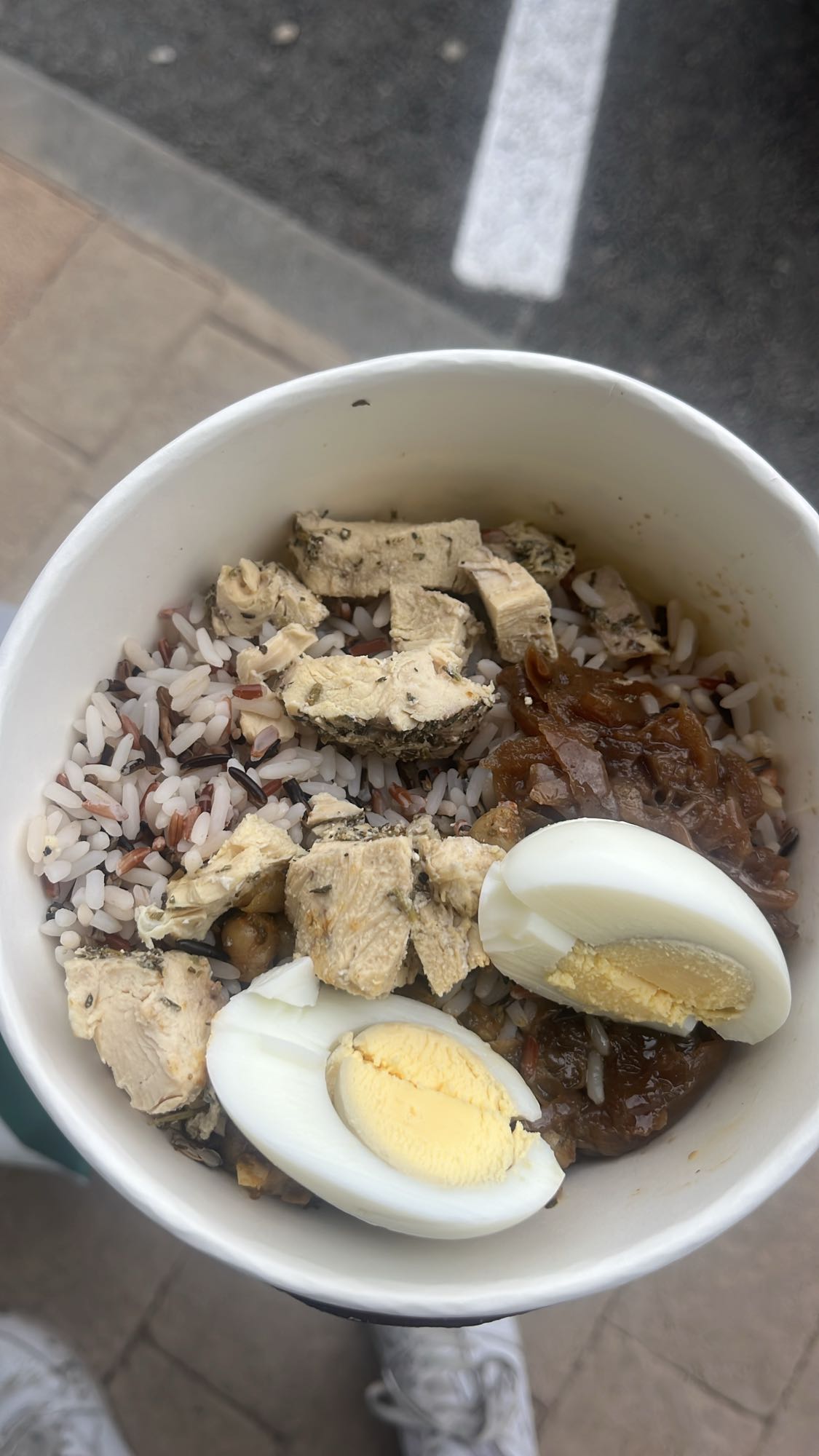 Bol de riz au poulet