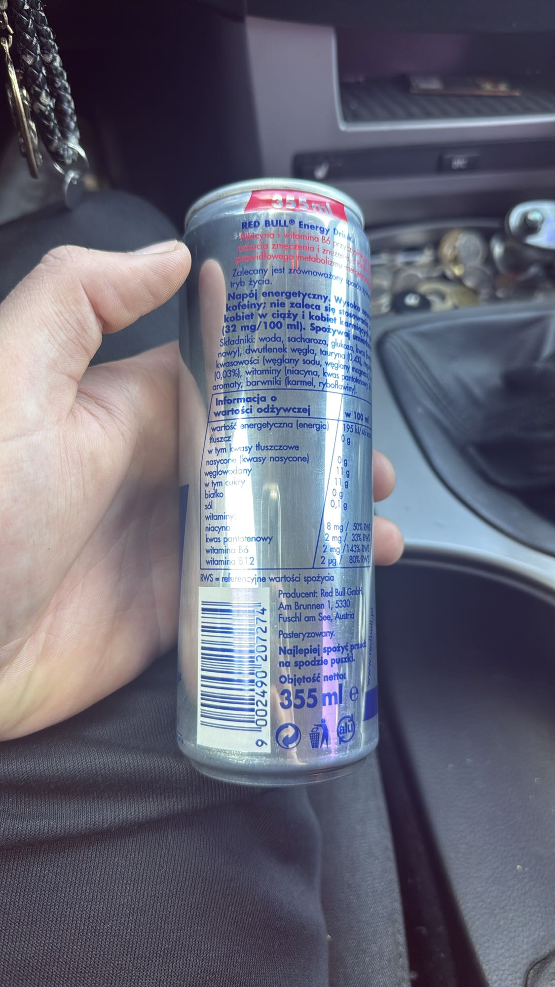 napój energetyczny Red Bull