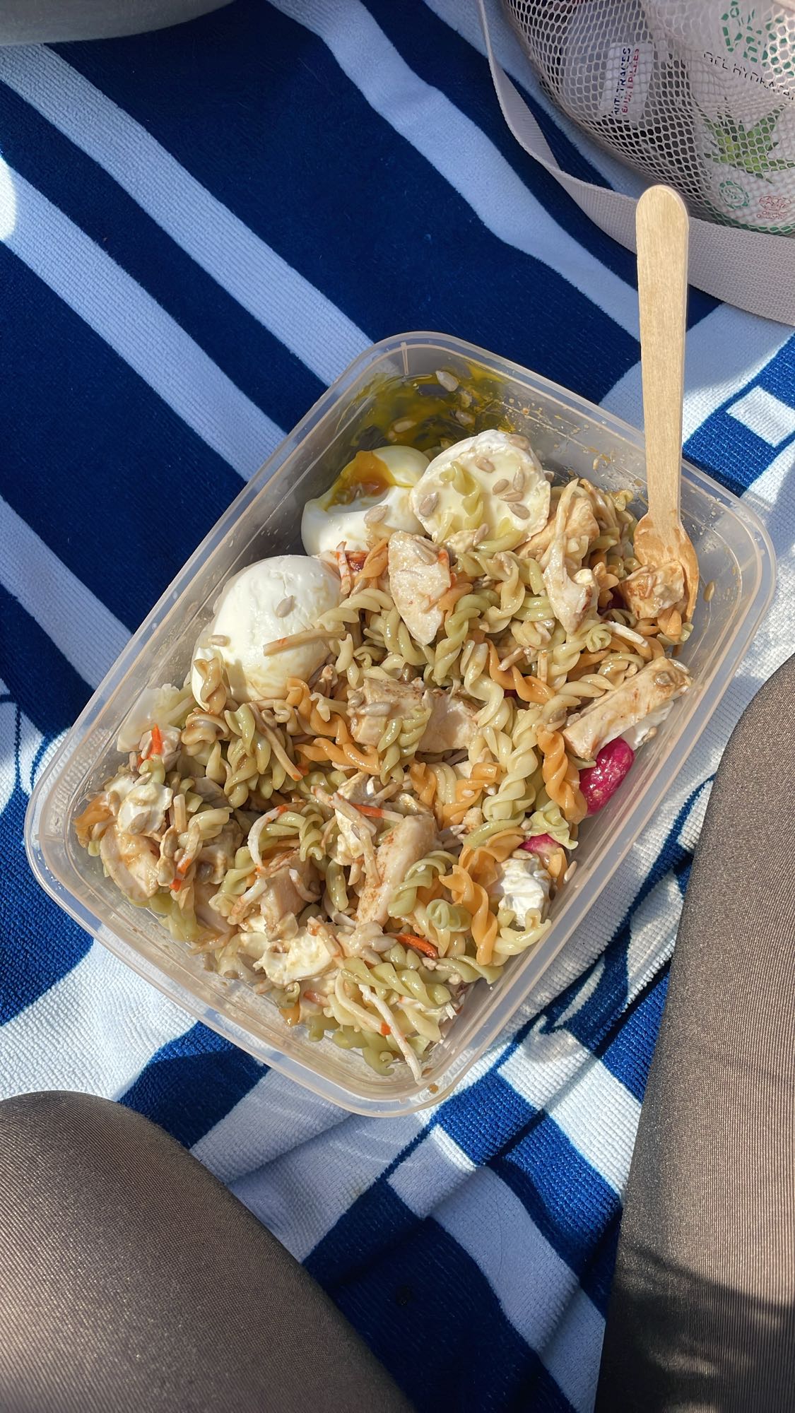 Salade de pâtes au poulet