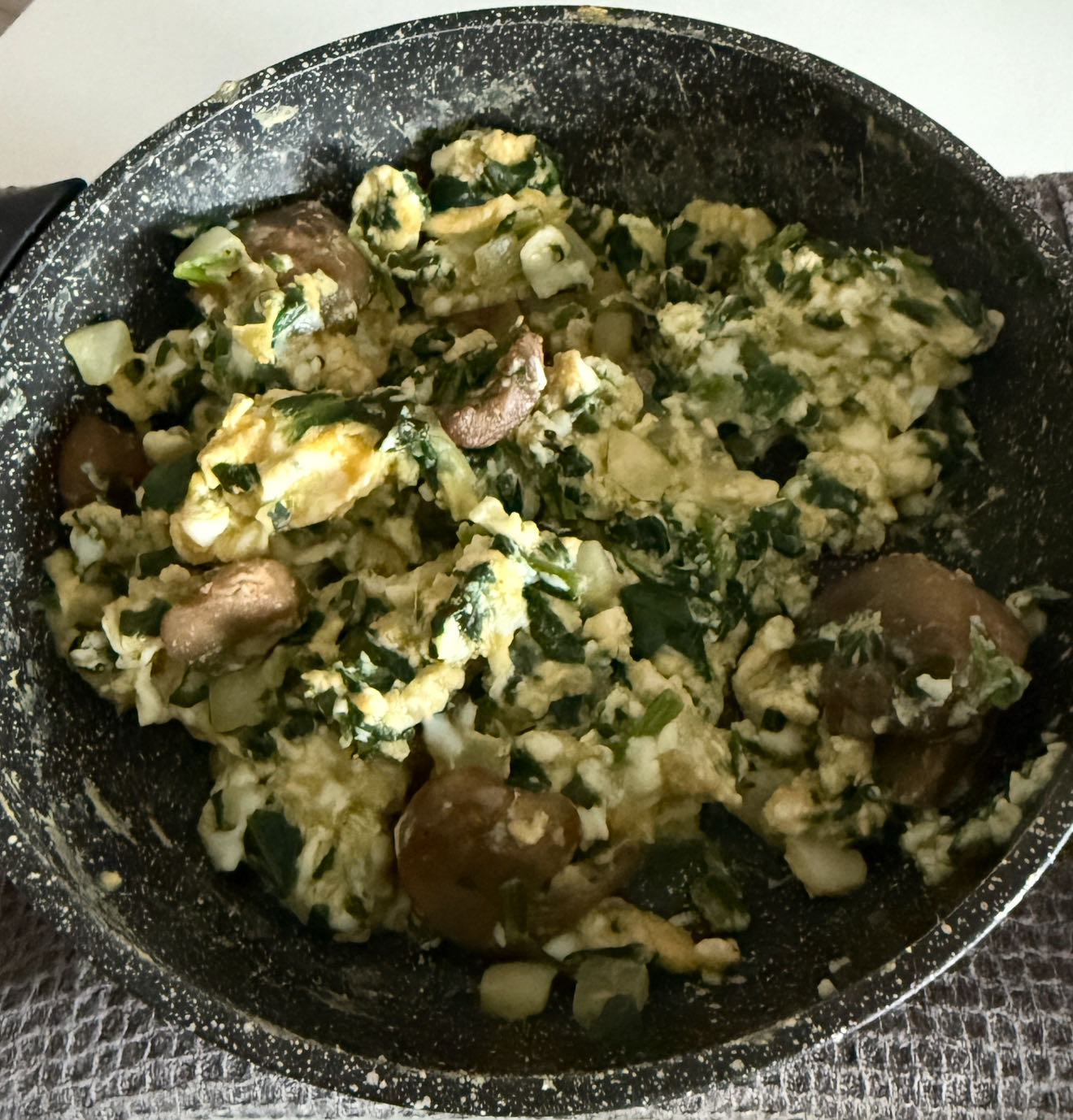 Revuelto de espinacas