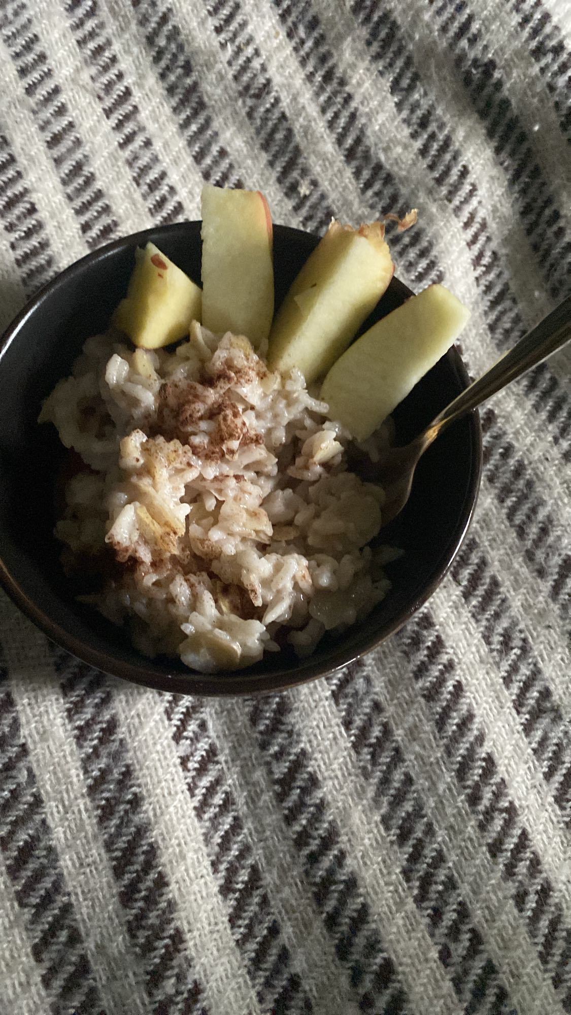 owsianka z jabłkiem