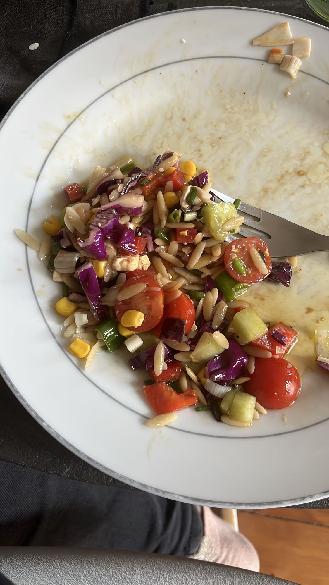 Salade de pâtes légumes