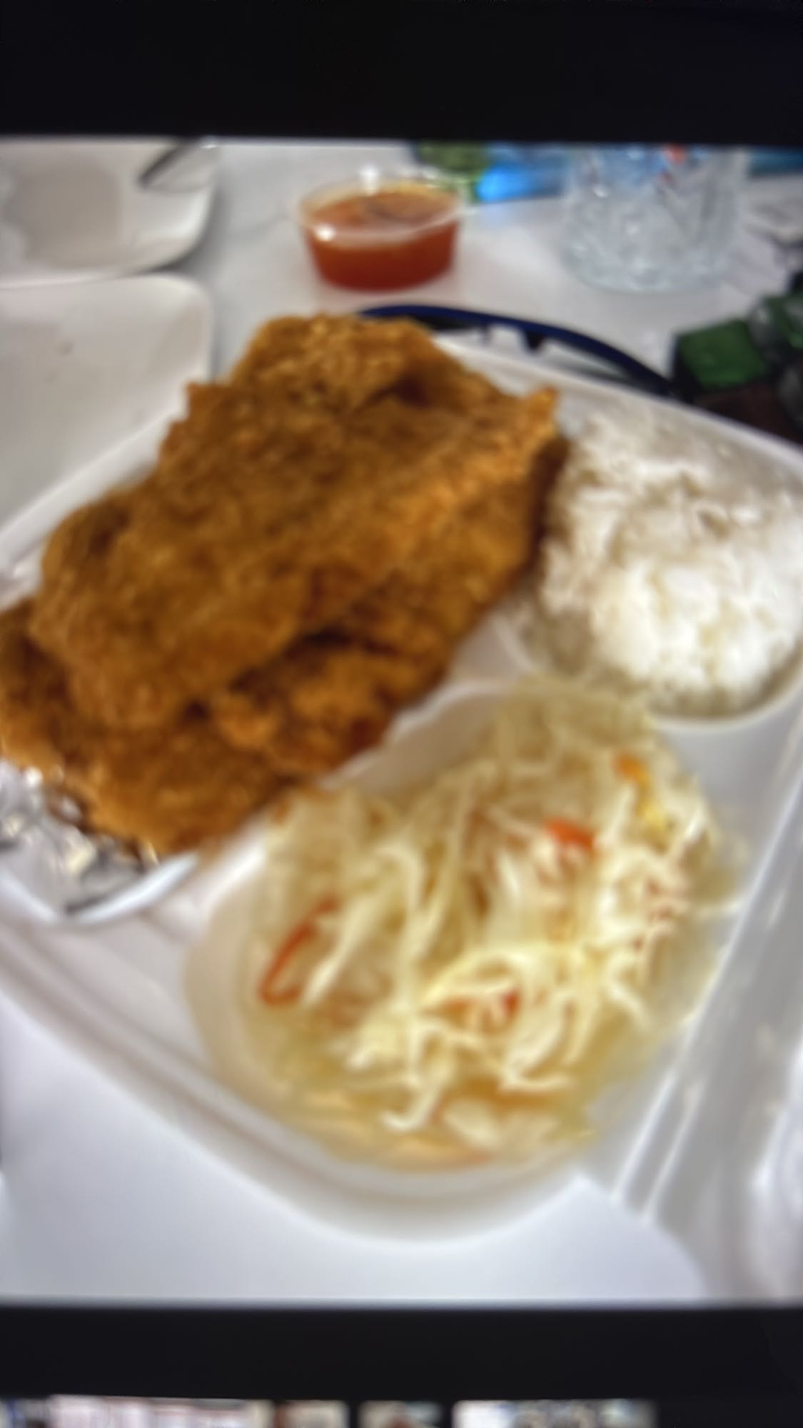 Smażony kurczak z ryżem