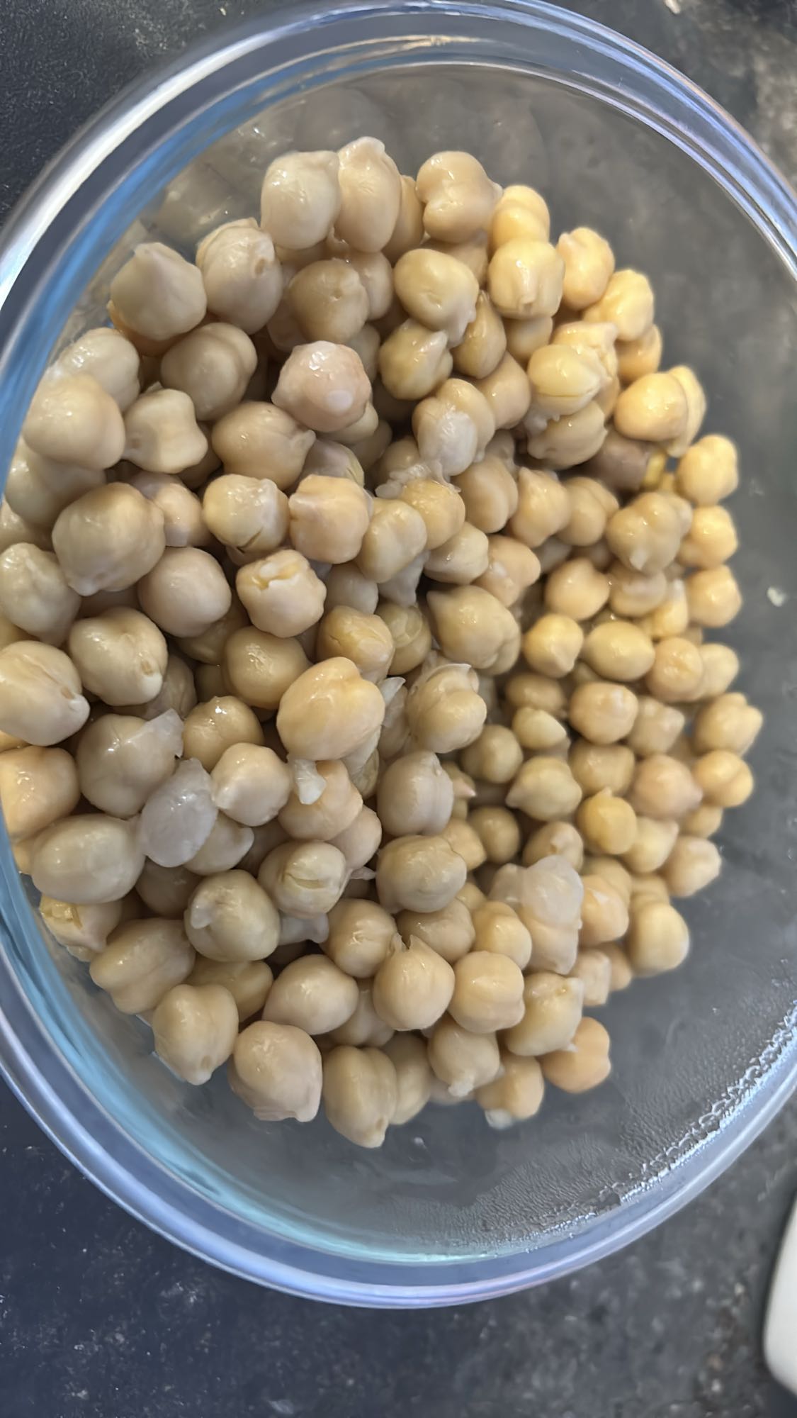 Pois chiches bouillis