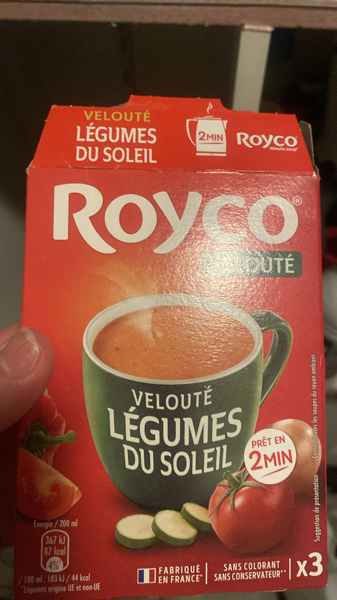 Velouté légumes du soleil