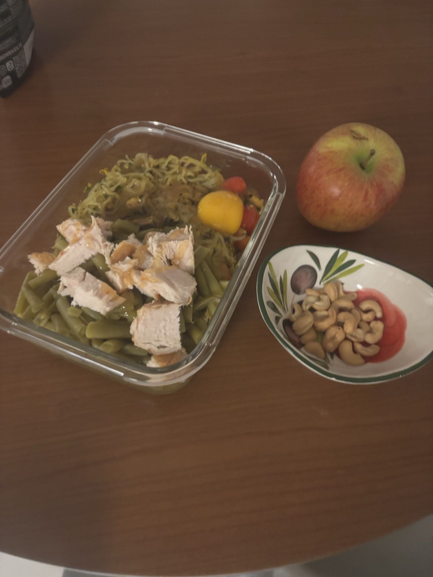 Repas équilibré poulet