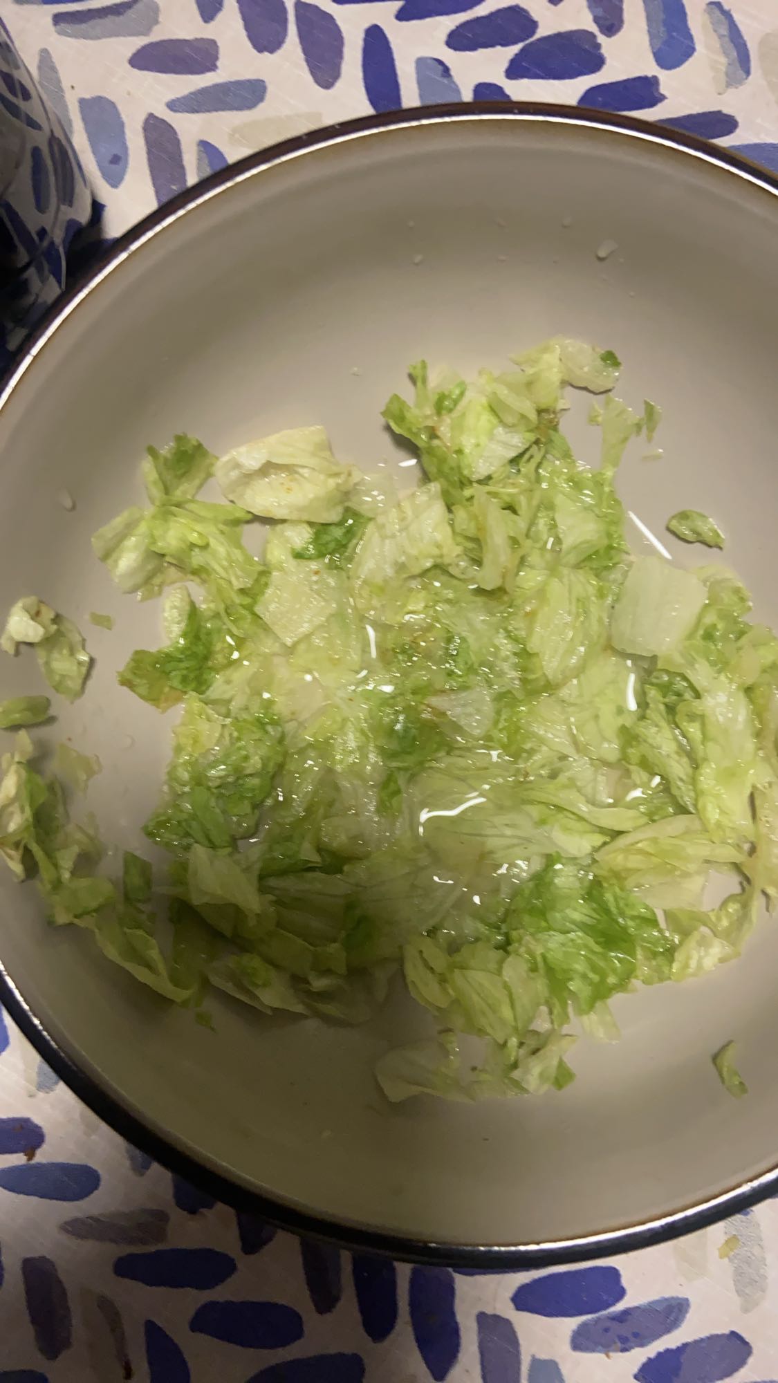 Ensalada de lechuga
