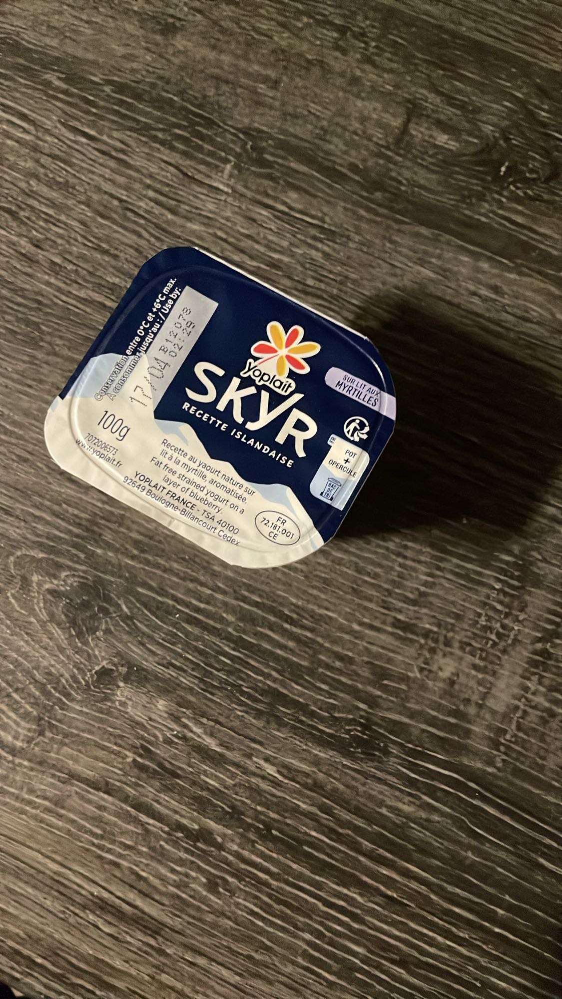 Skyr myrtille