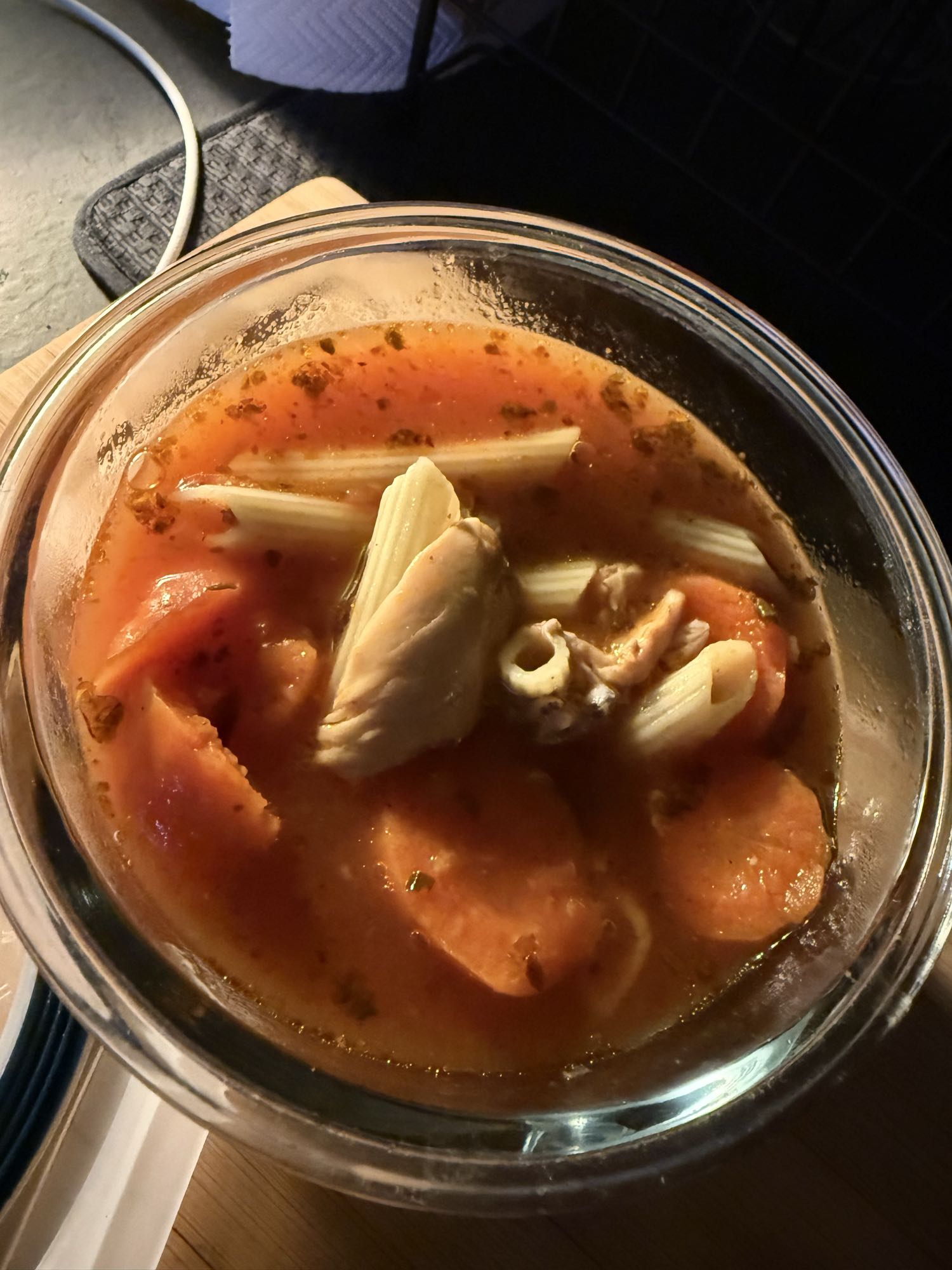 Zupa z kurczakiem i makaronem