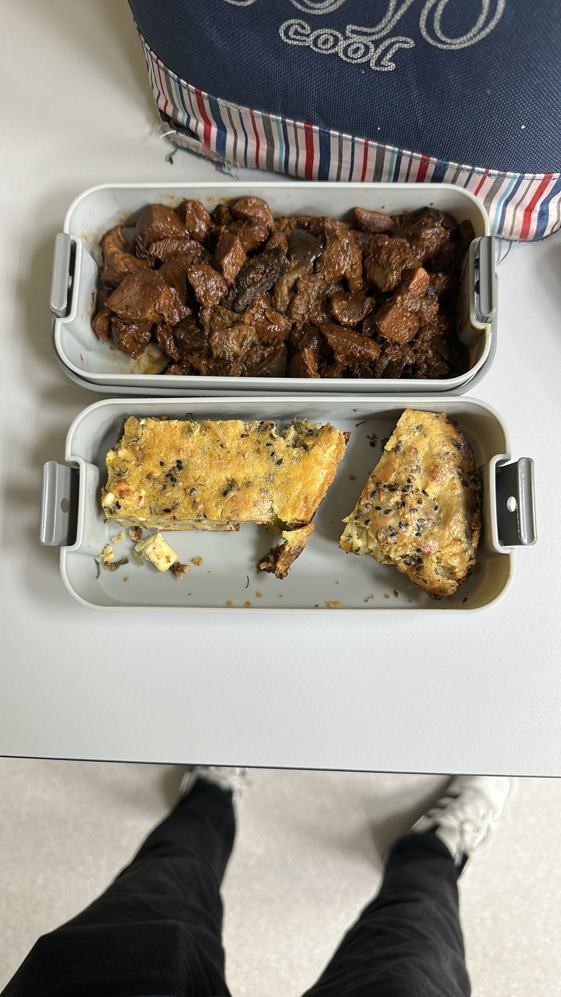 Carne con tortilla vegetal