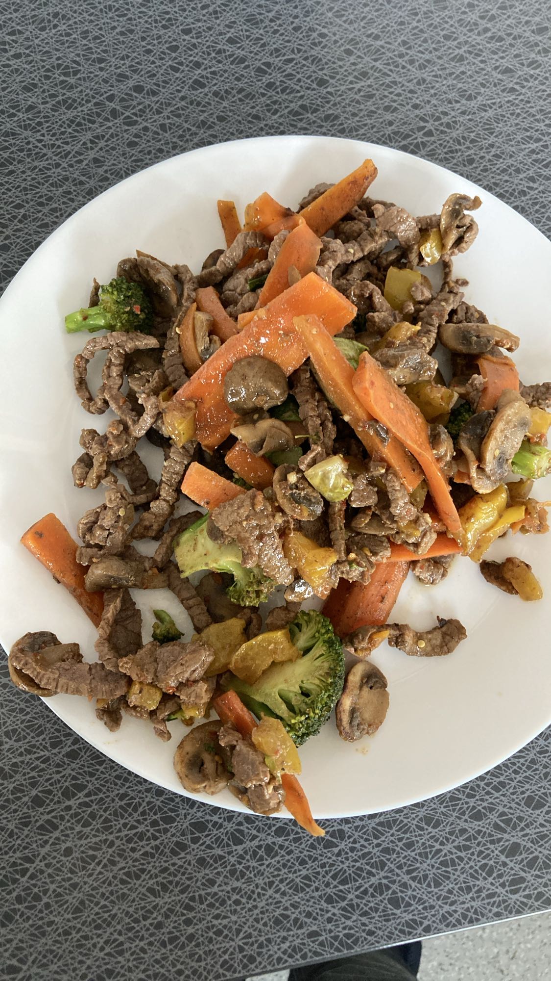 Biffwok med grönsaker