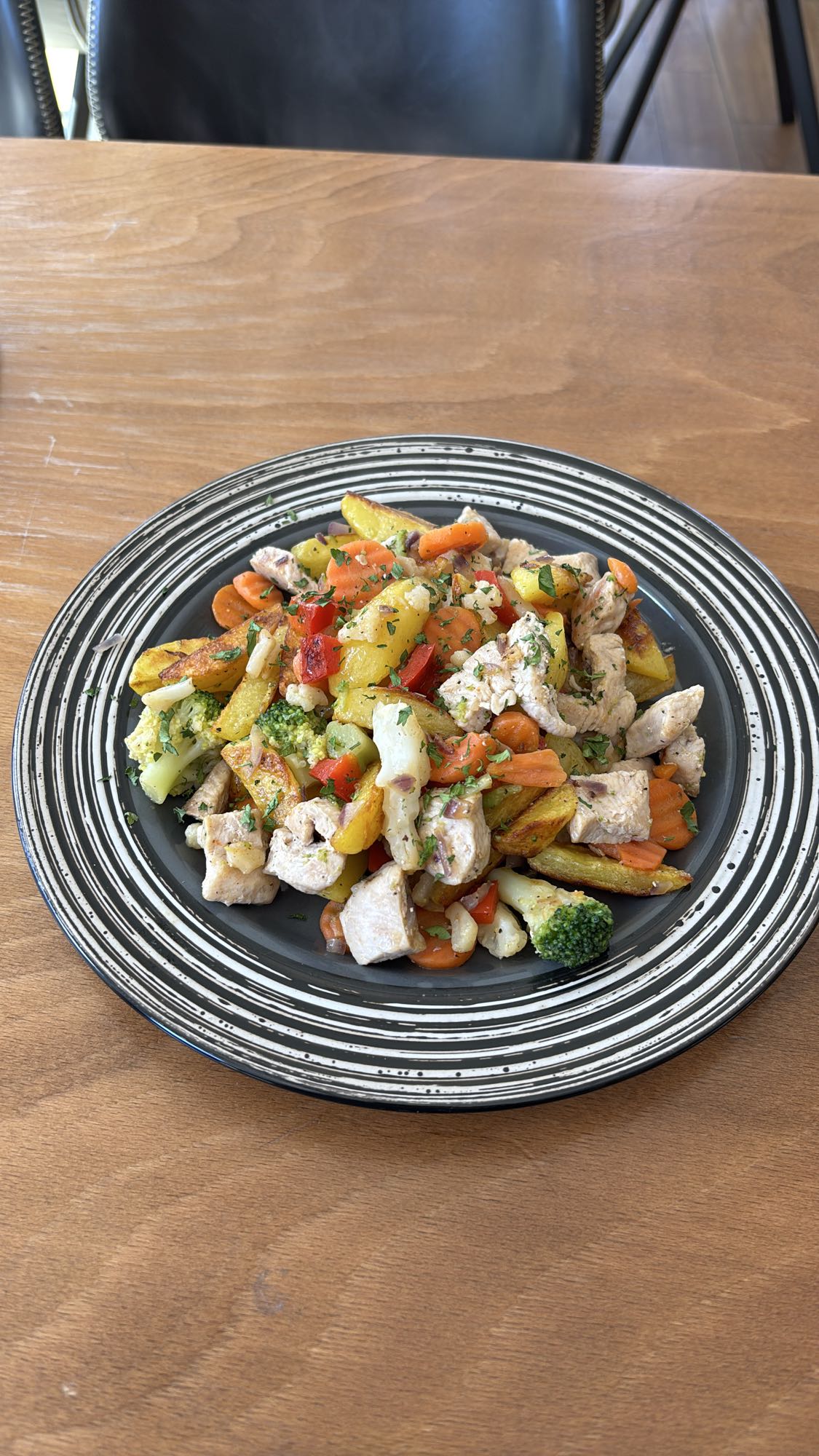 Hähnchen-Gemüse-Pfanne