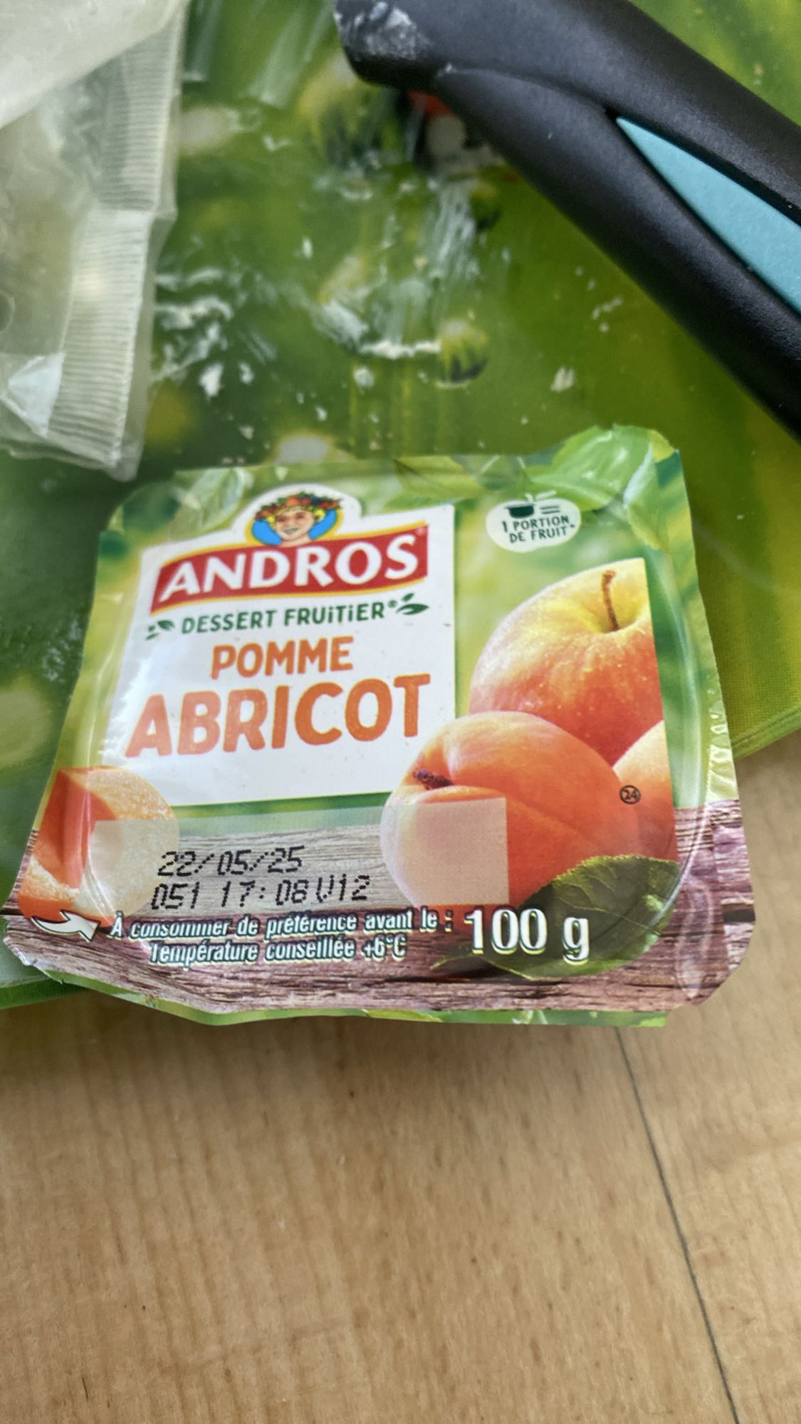 Dessert pomme abricot