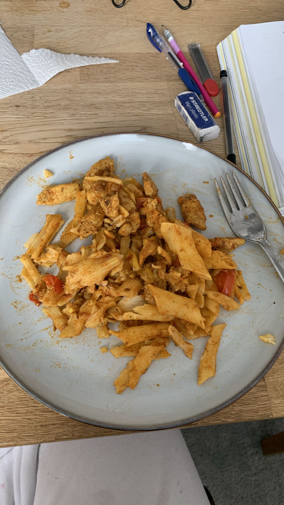 Kycklingpasta med tomat