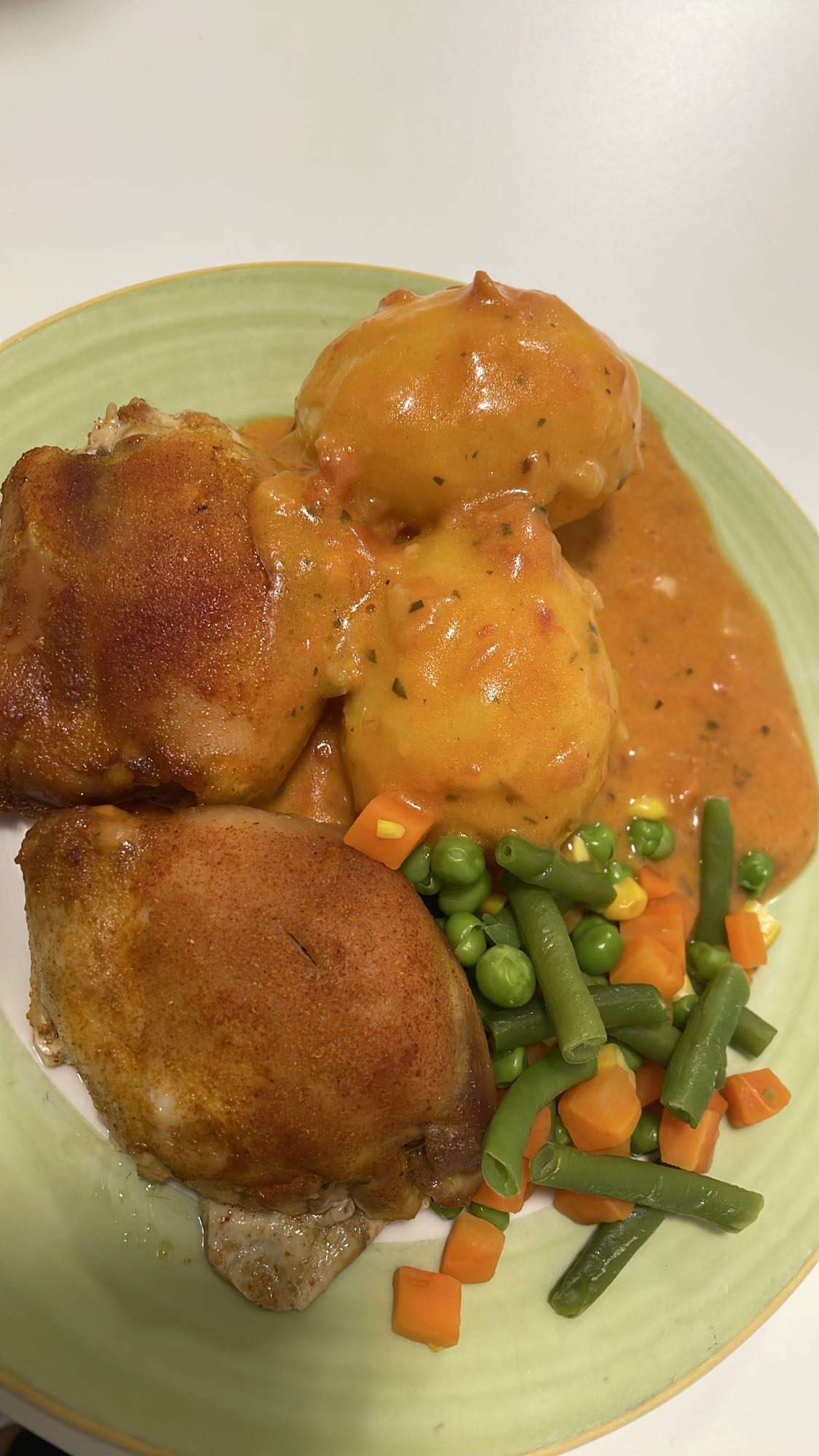 Kyckling med potatis