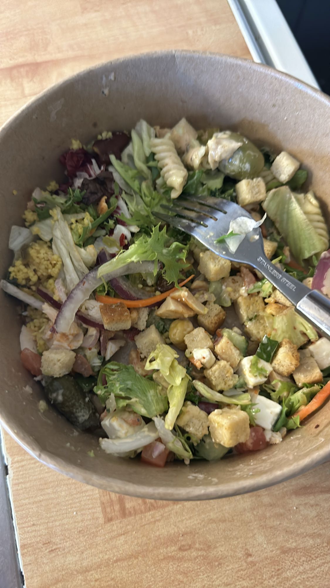 Blandad kycklingsallad