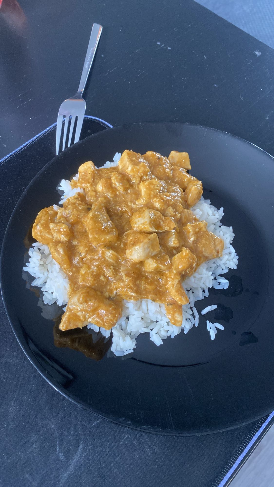 kurczak w sosie curry