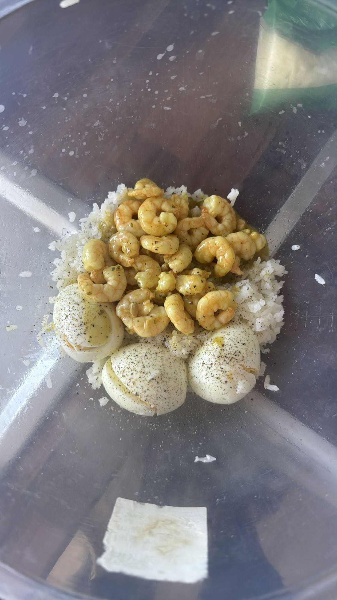 Shrimp Egg Rice Bowl