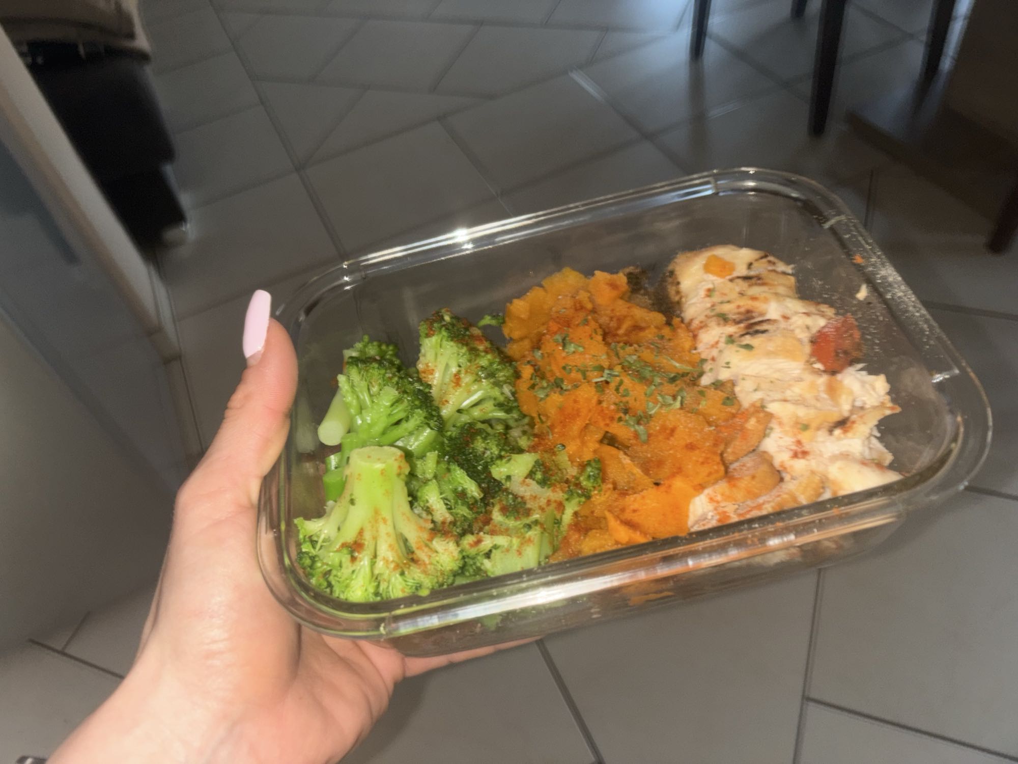 Poulet avec légumes