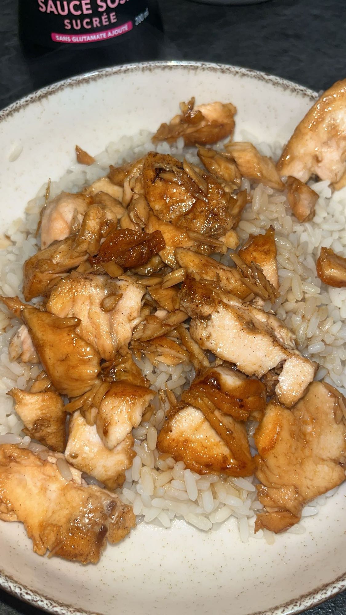 Poulet sauce sucrée