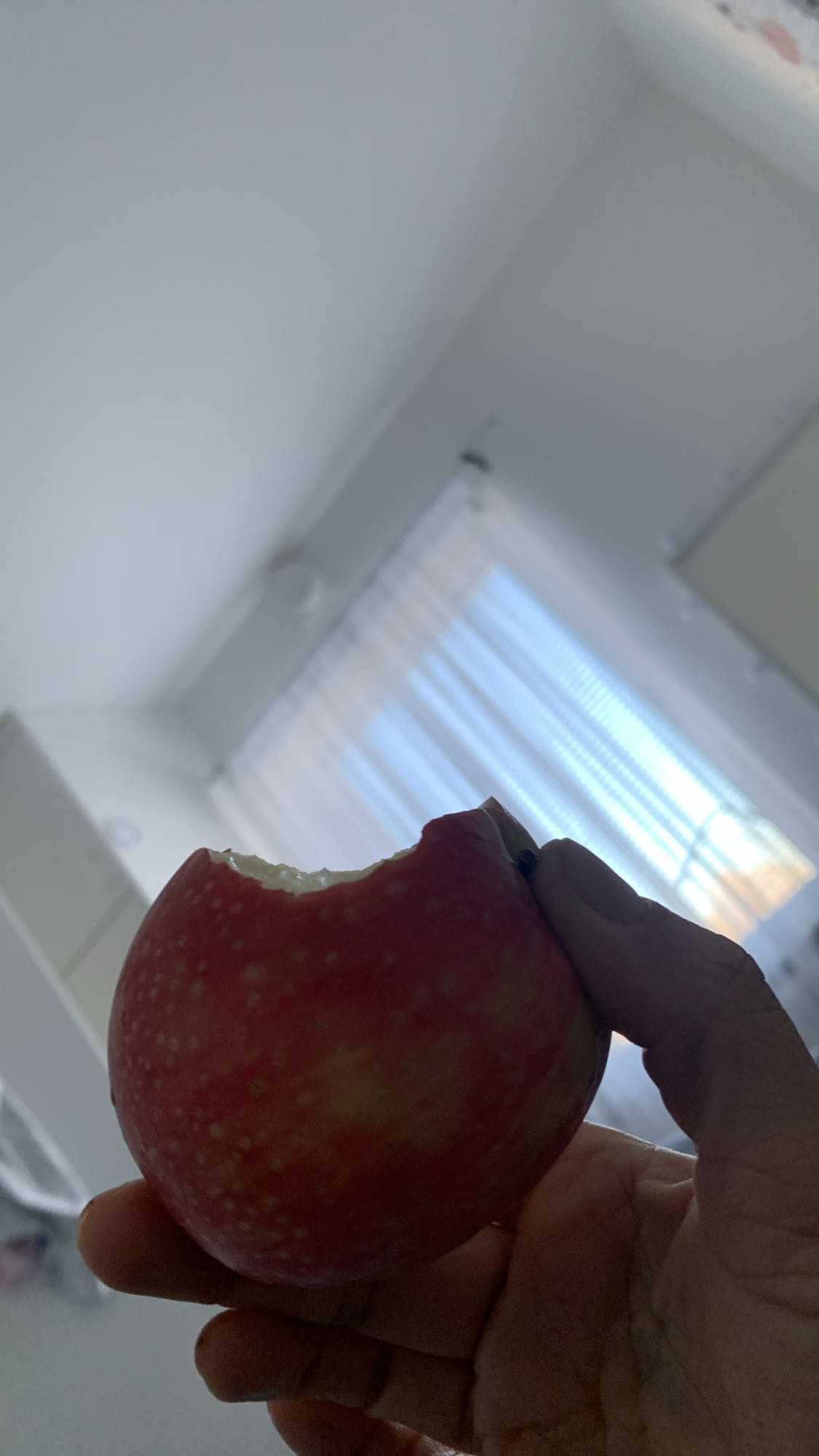 Röd äpple mellanmål