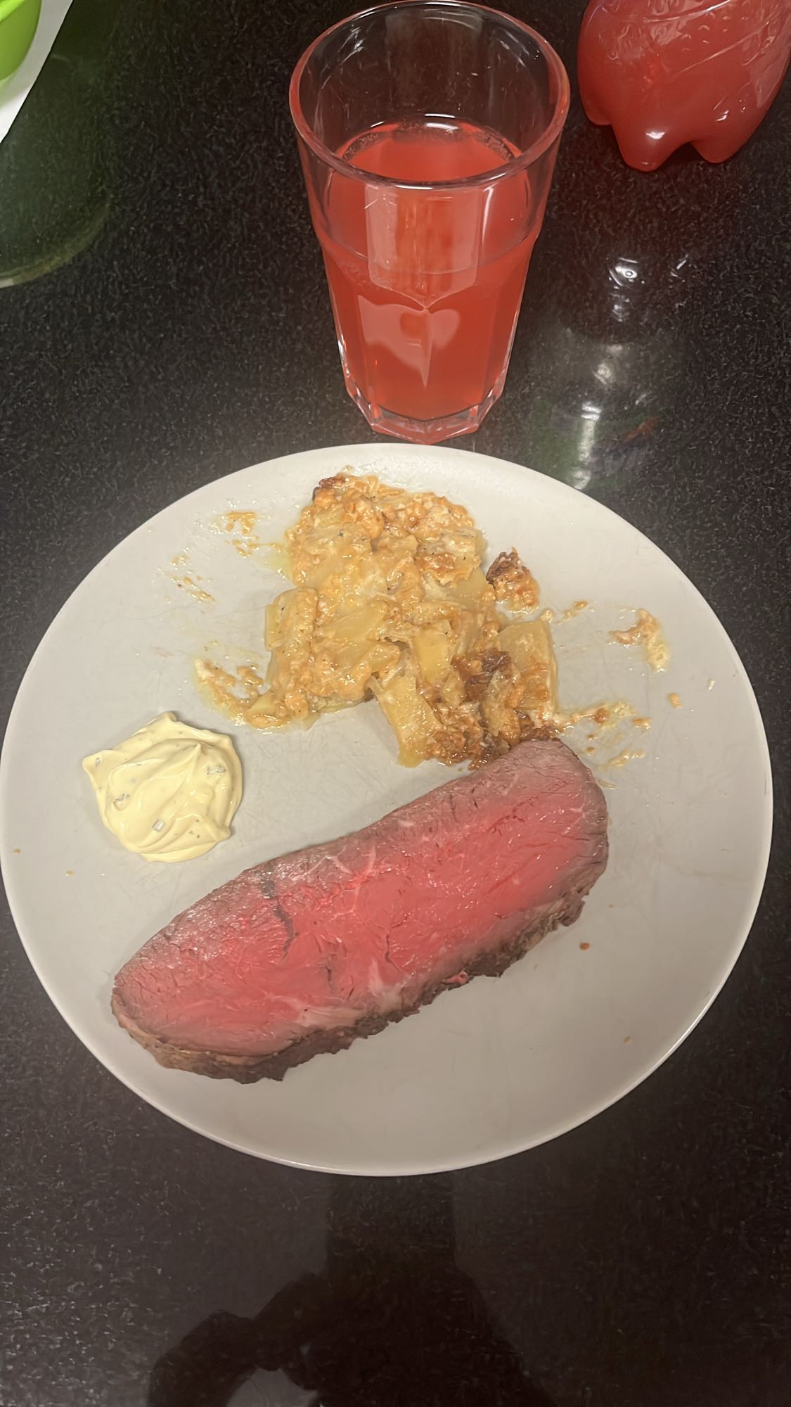 Rostbiff med gratäng