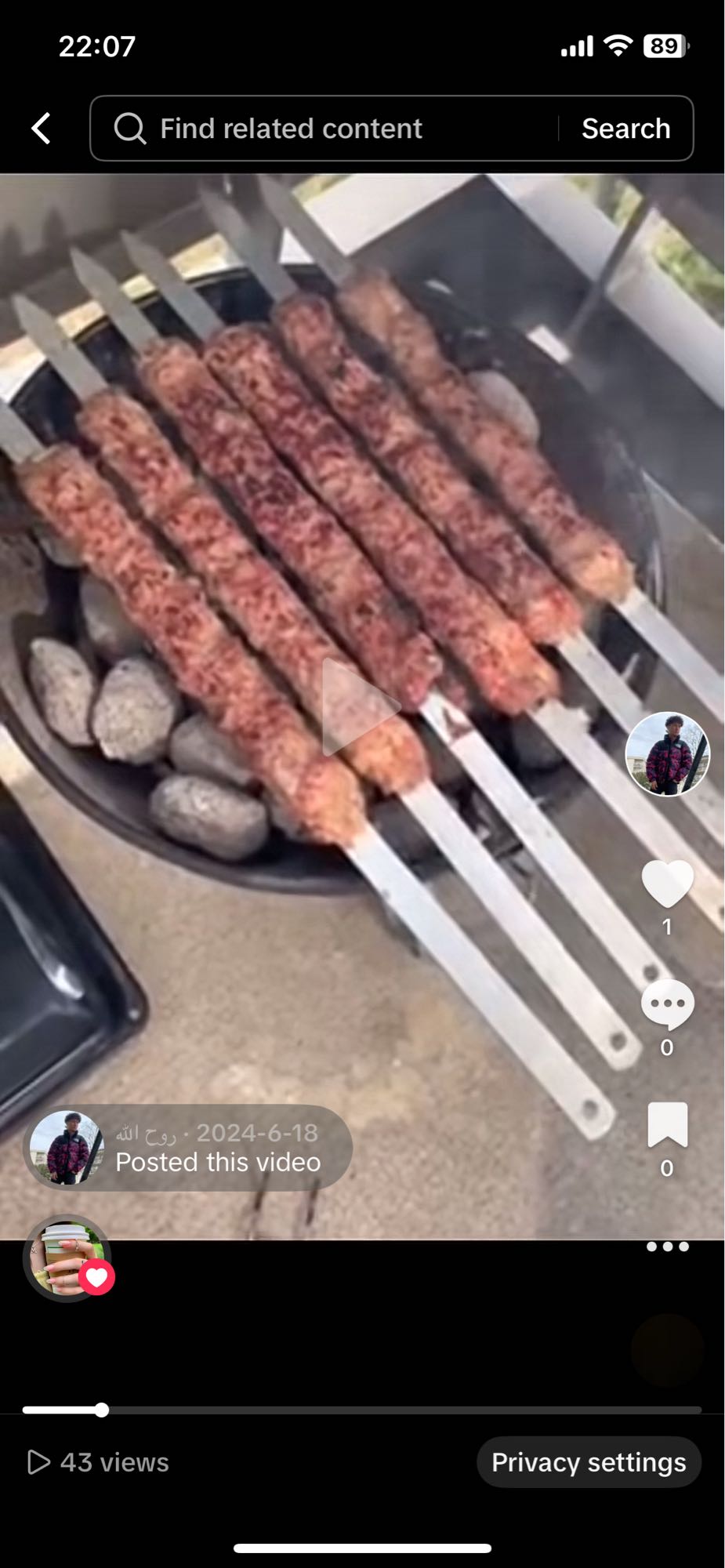 Grilled Kebab Skewers