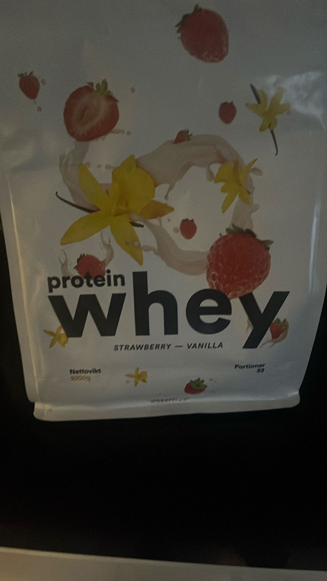 Jordgubb Vanilj Vassle