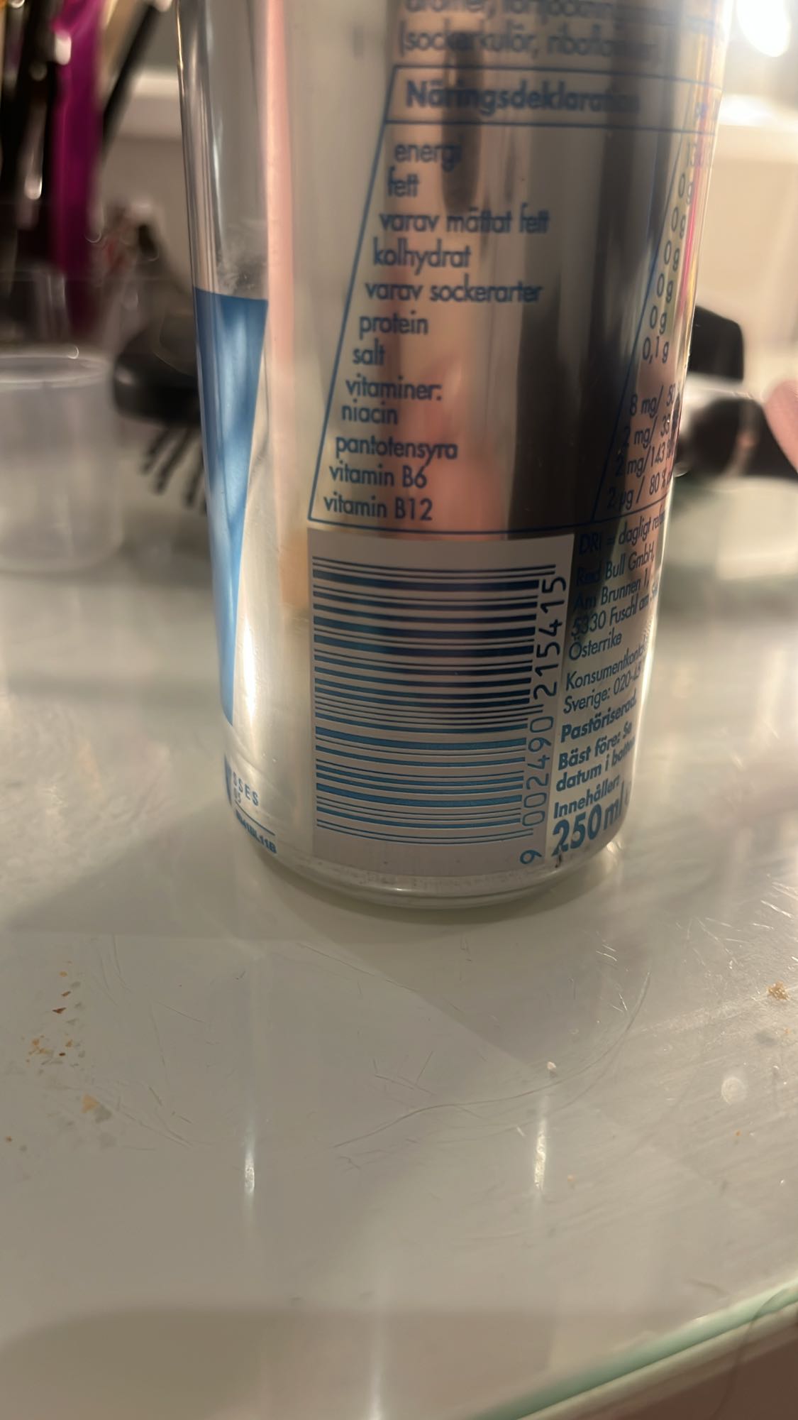 Sockerfri energidryck