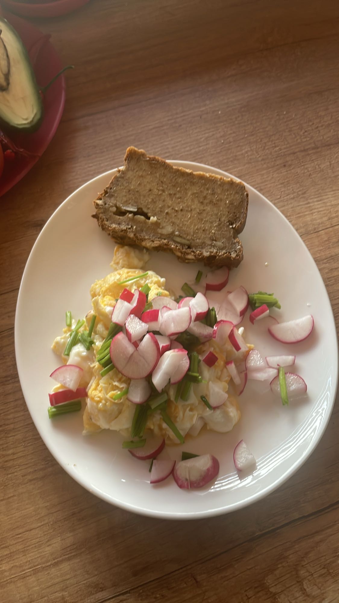 Jajecznica z rzodkiewką