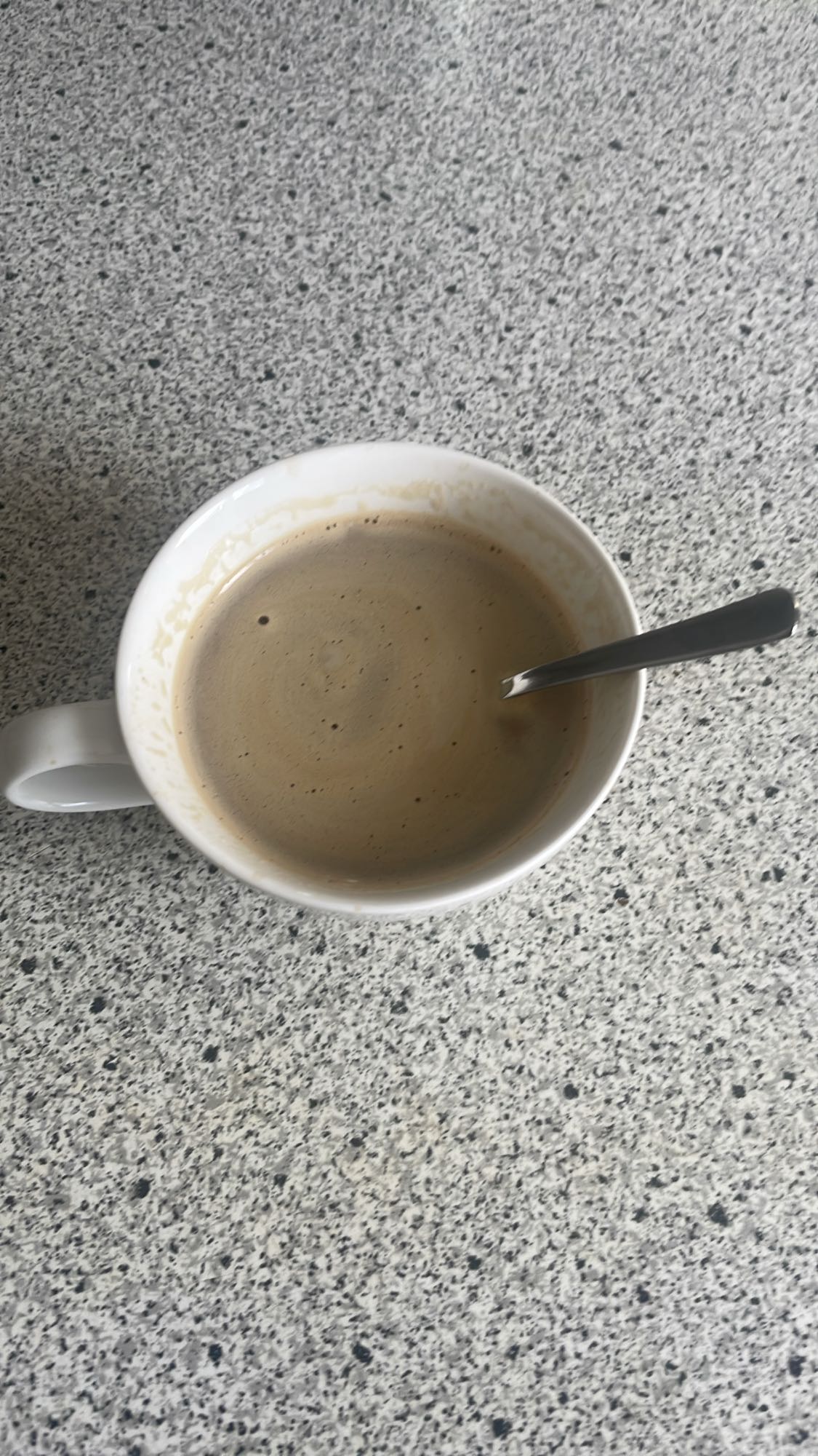 Tasse Kaffee mit Milch