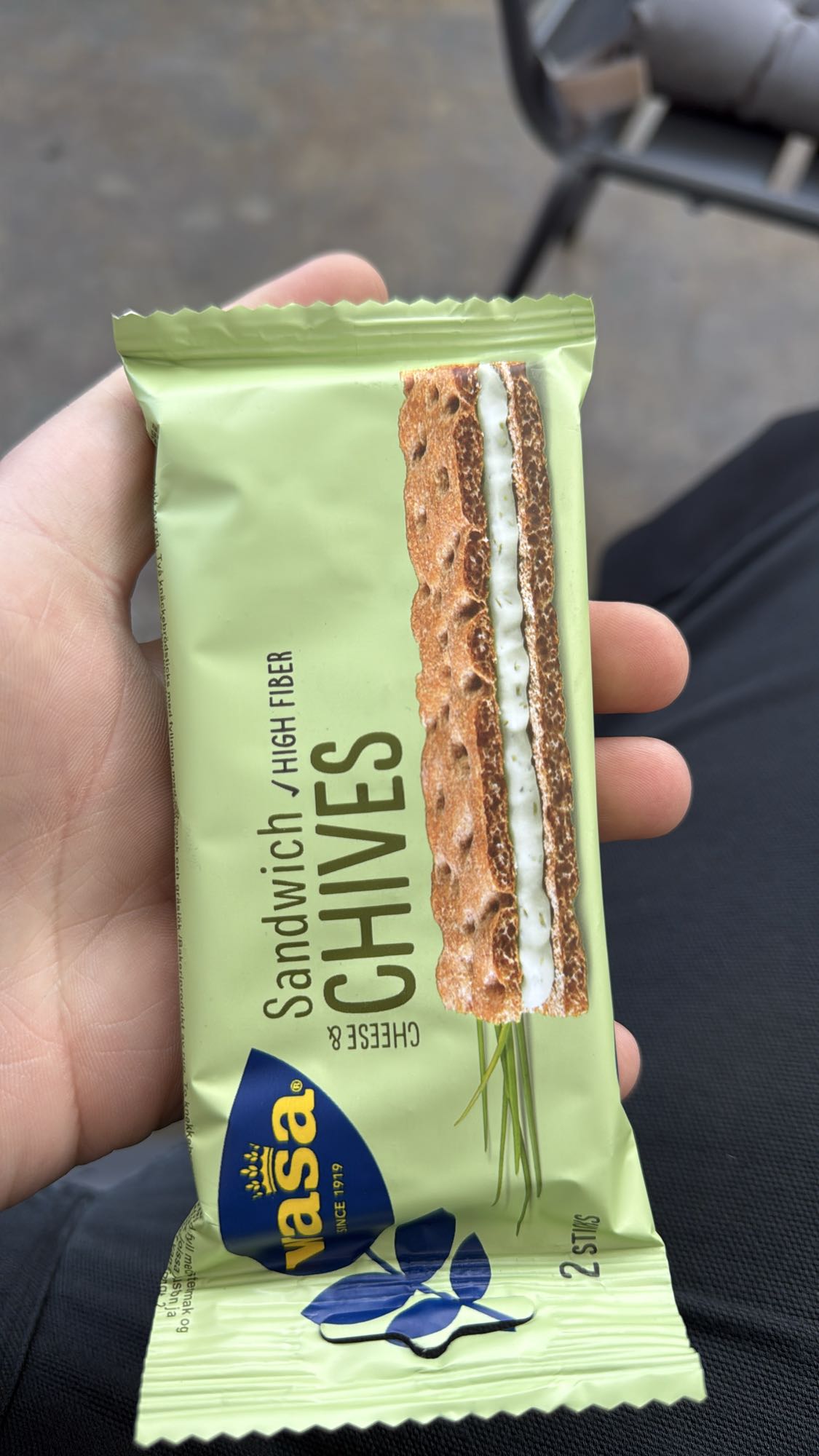 Käse-Schnittlauch-Sandwich