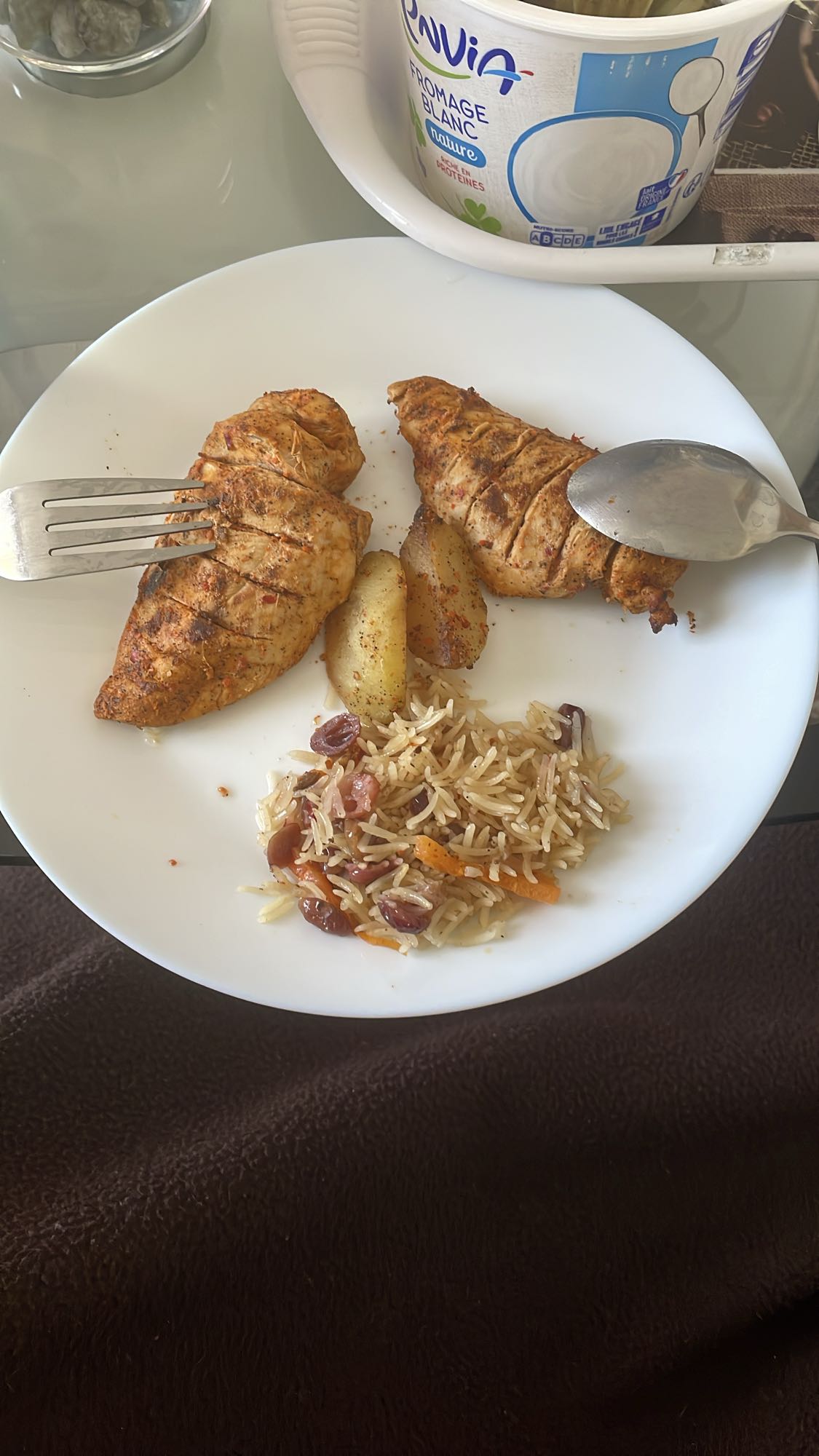 Grilled Chicken with Rice