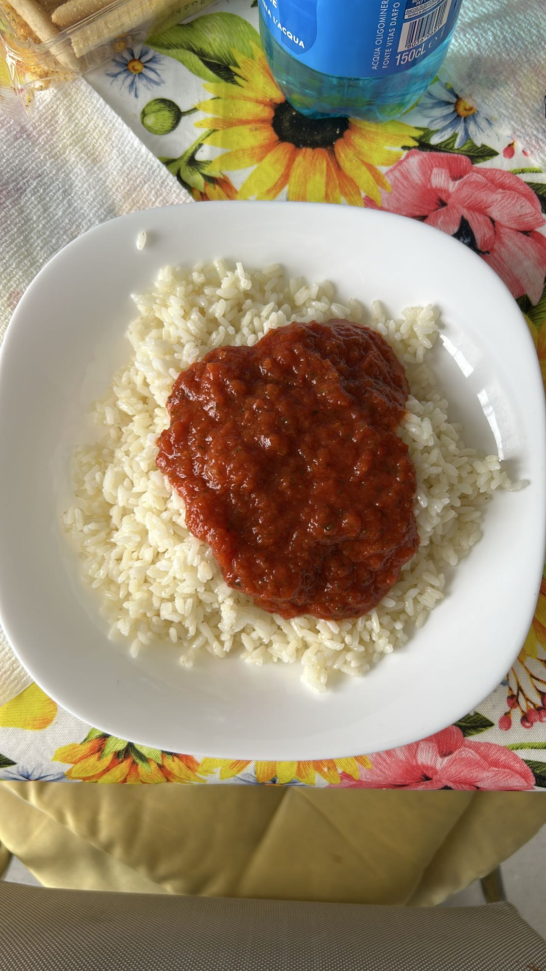 Rice with Tomato Sauce