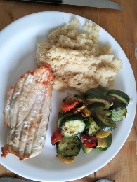 Poisson avec légumes