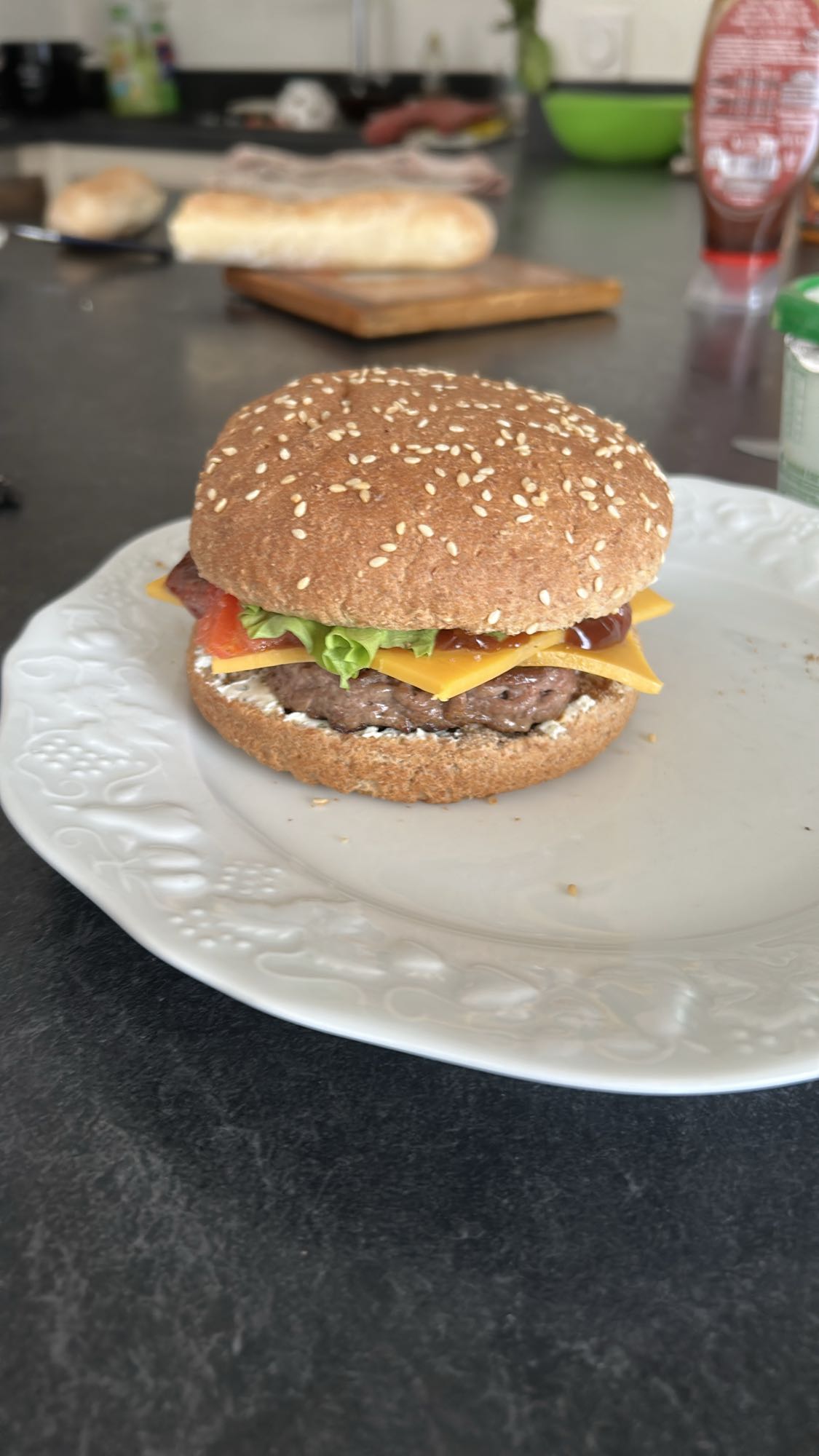Burger au fromage