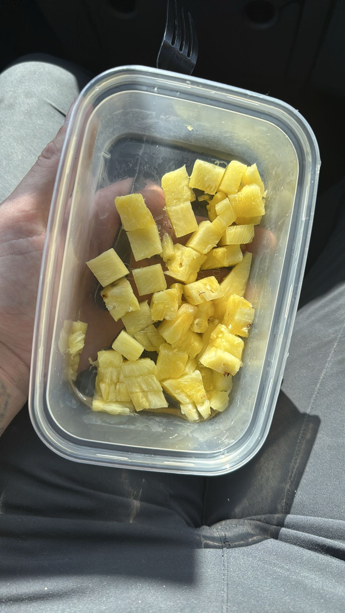Fresh Pineapple Cubes